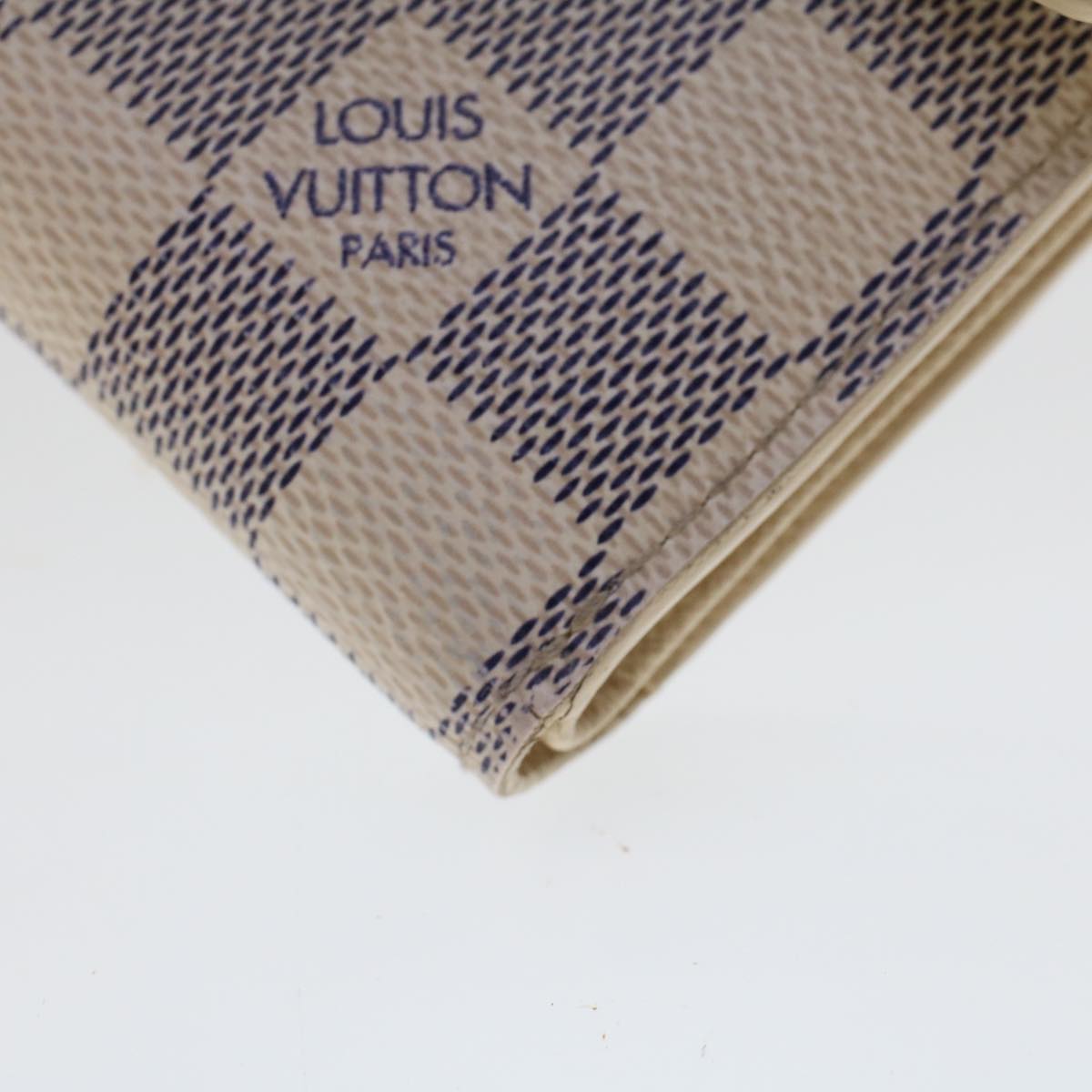 LOUIS VUITTON Damier Azur Portefeuille Koala Trifold Wallet N60013 ki3031