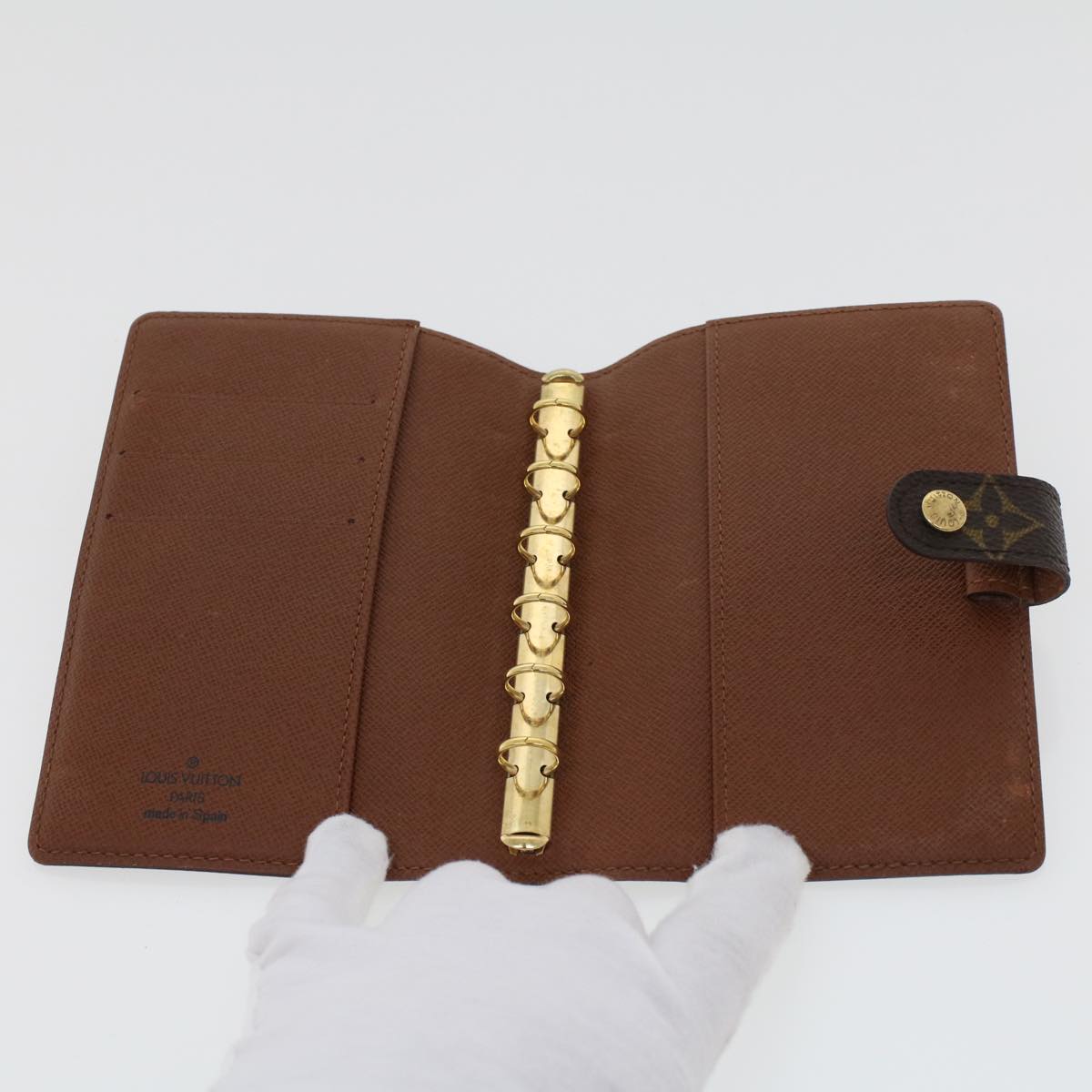 LOUIS VUITTON Monogram Agenda PM Day Planner Cover R20005 LV ki3032
