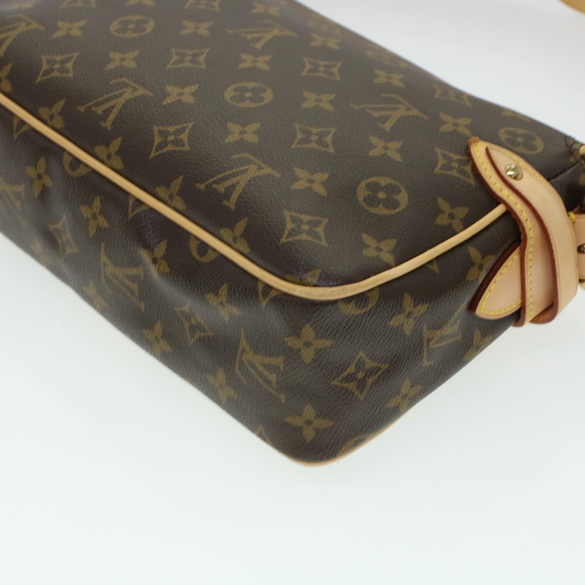 LOUIS VUITTON Monogram Hudson PM Shoulder Bag M40027 LV ki3036