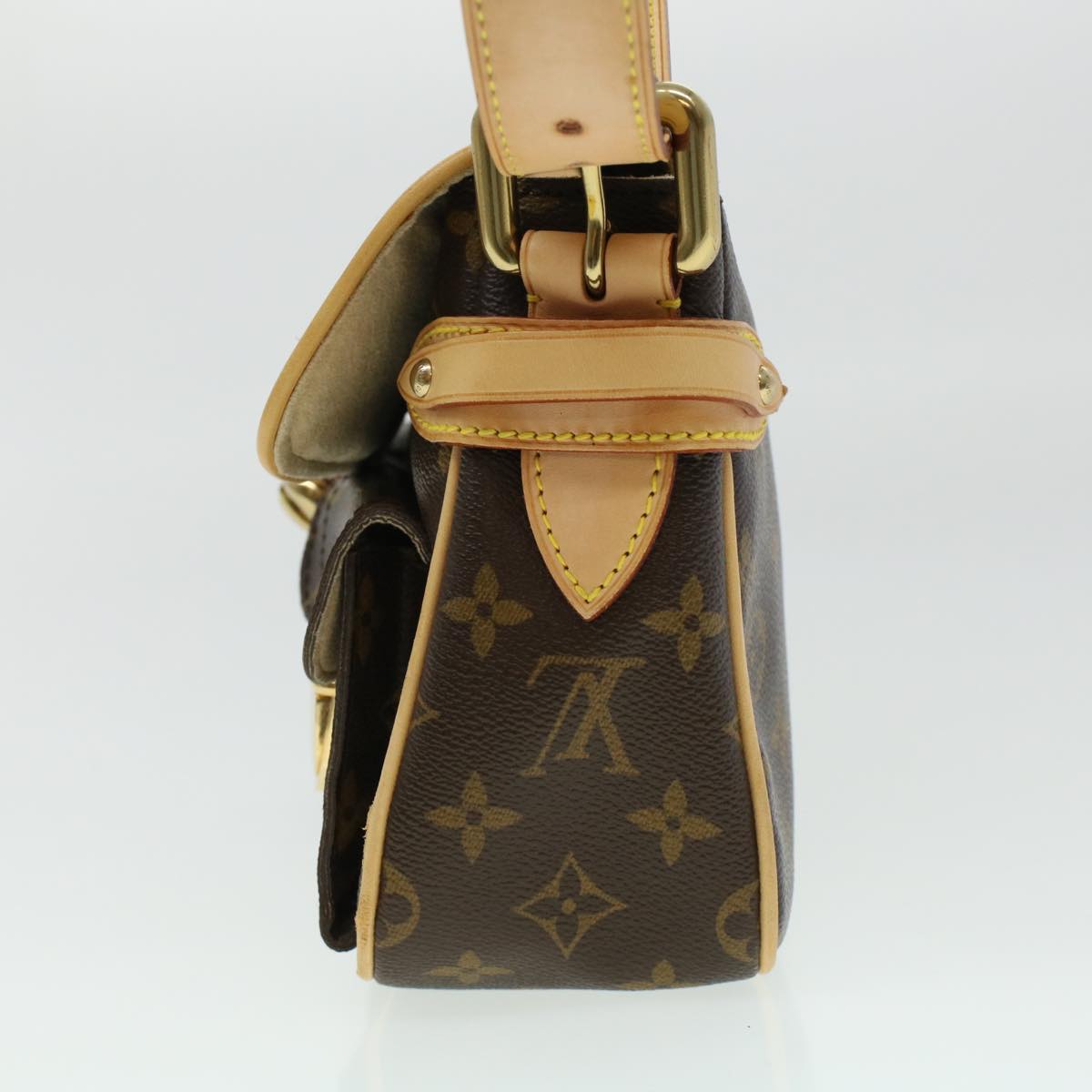 LOUIS VUITTON Monogram Hudson PM Shoulder Bag M40027 LV ki3036