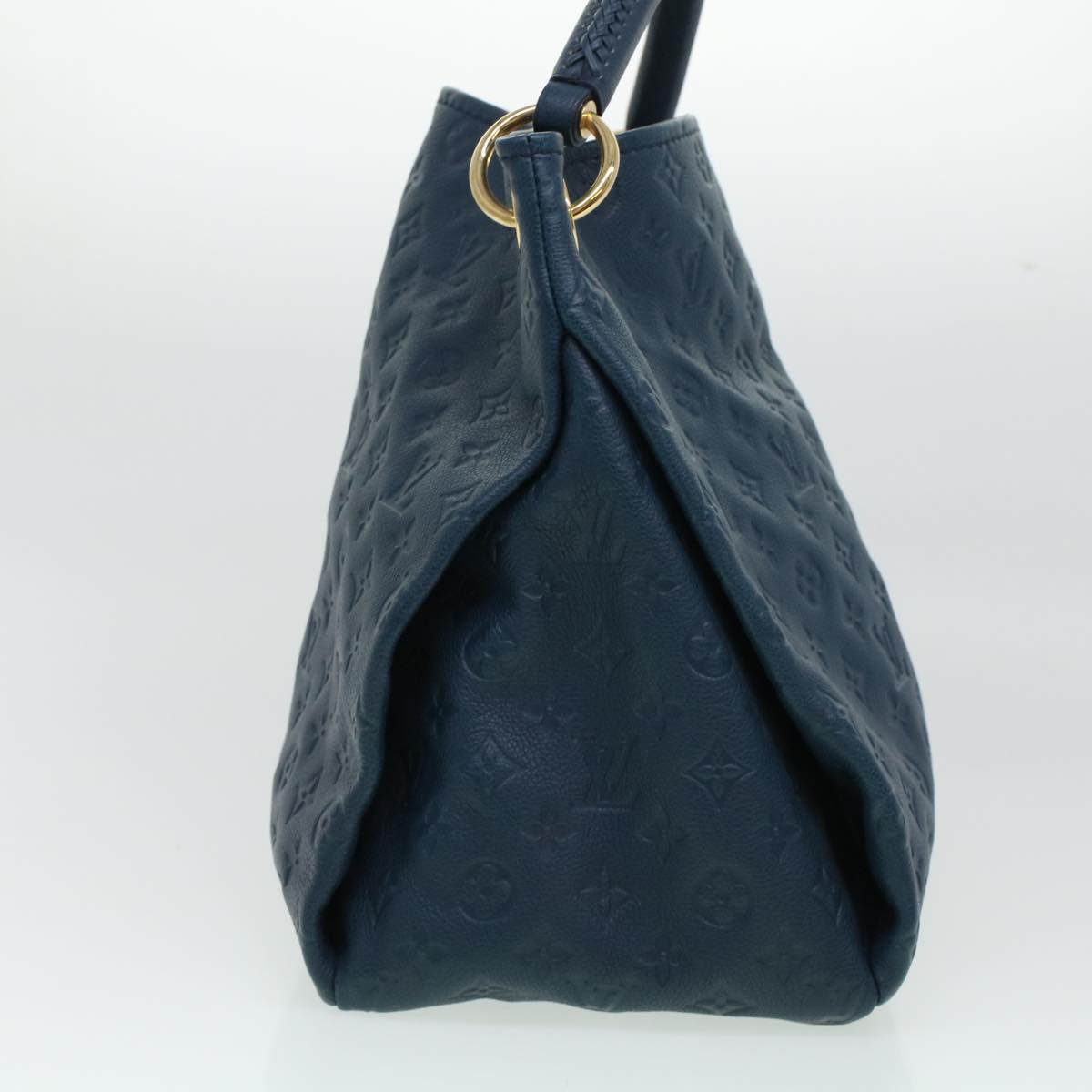 LOUIS VUITTON Monogram Empreinte Artsy MM Shoulder Bag Navy M93450 ki3041
