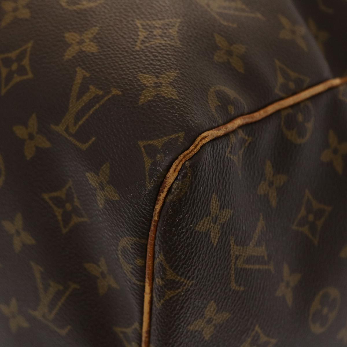 LOUIS VUITTON Monogram Keepall 55 Boston Bag M41424 LV ki3066