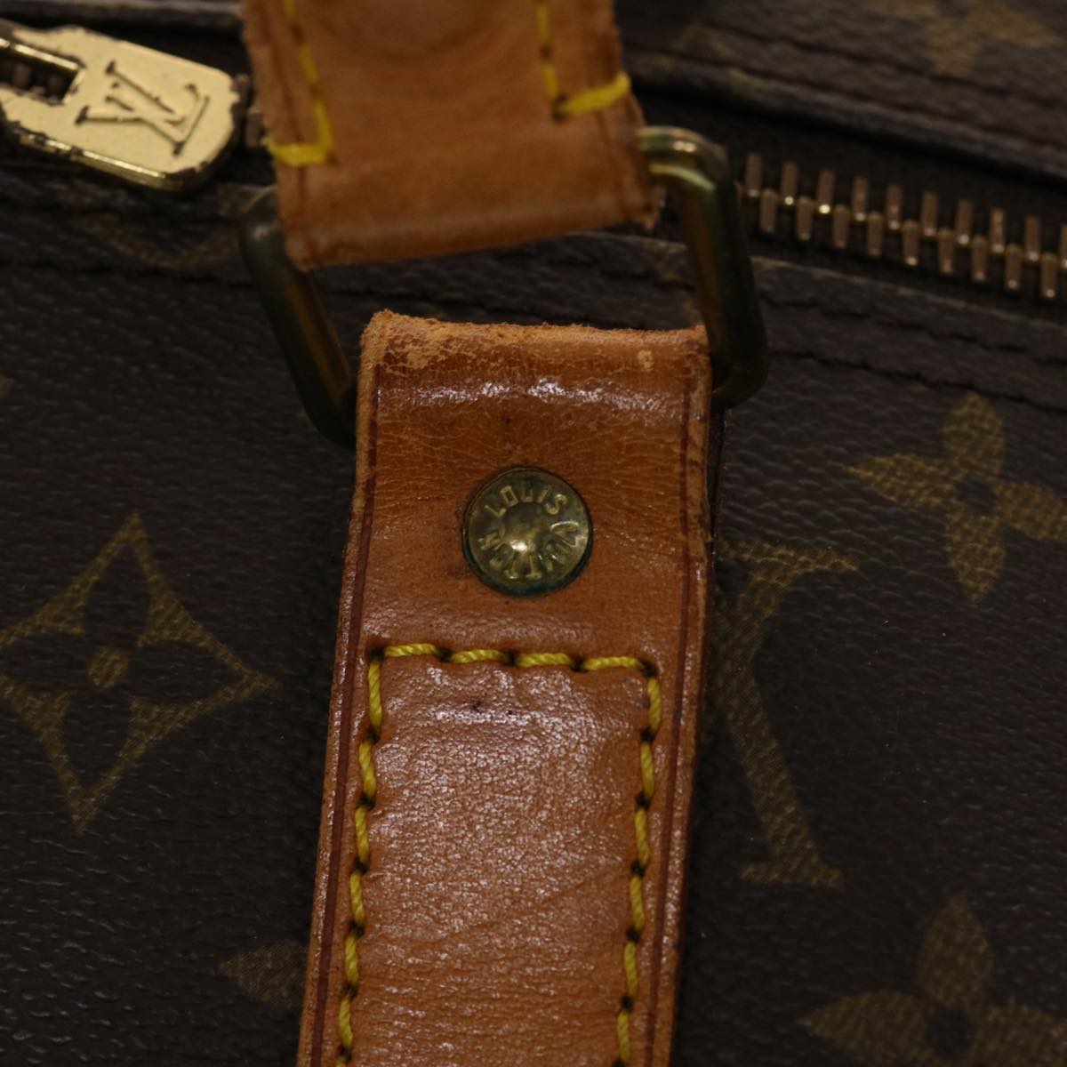 LOUIS VUITTON Monogram Keepall 55 Boston Bag M41424 LV ki3066