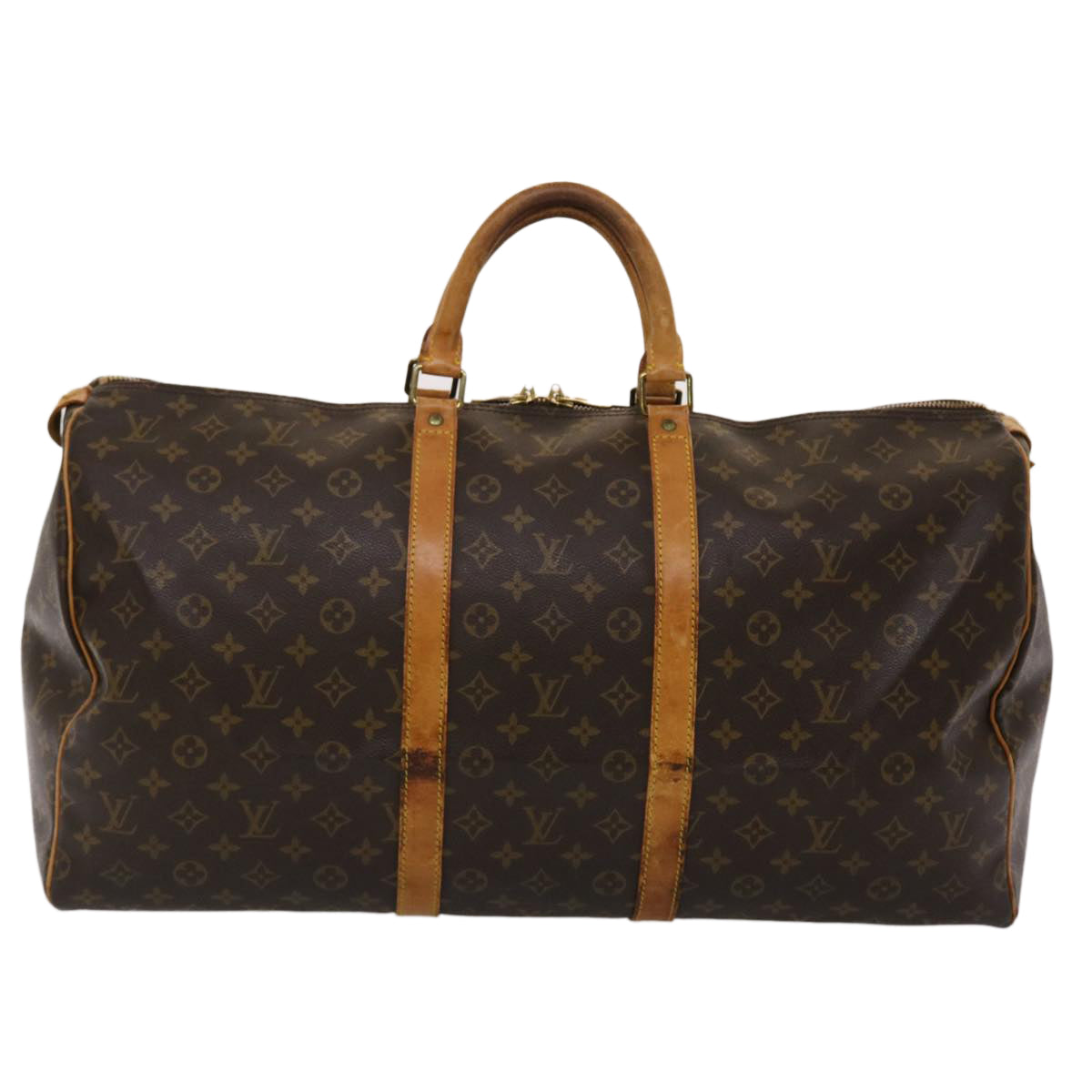 LOUIS VUITTON Monogram Keepall 55 Boston Bag M41424 LV ki3066