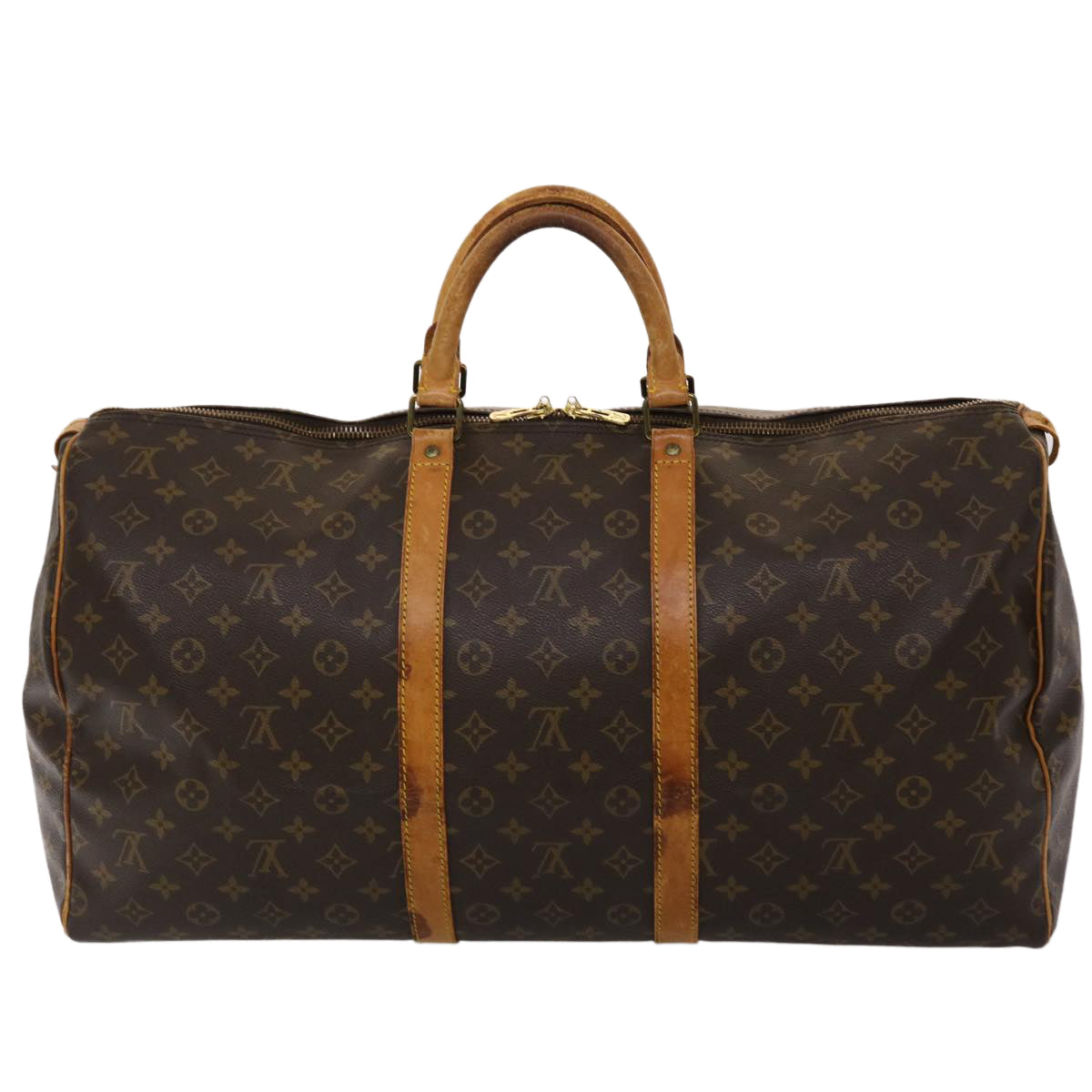 LOUIS VUITTON Monogram Keepall 55 Boston Bag M41424 LV ki3066