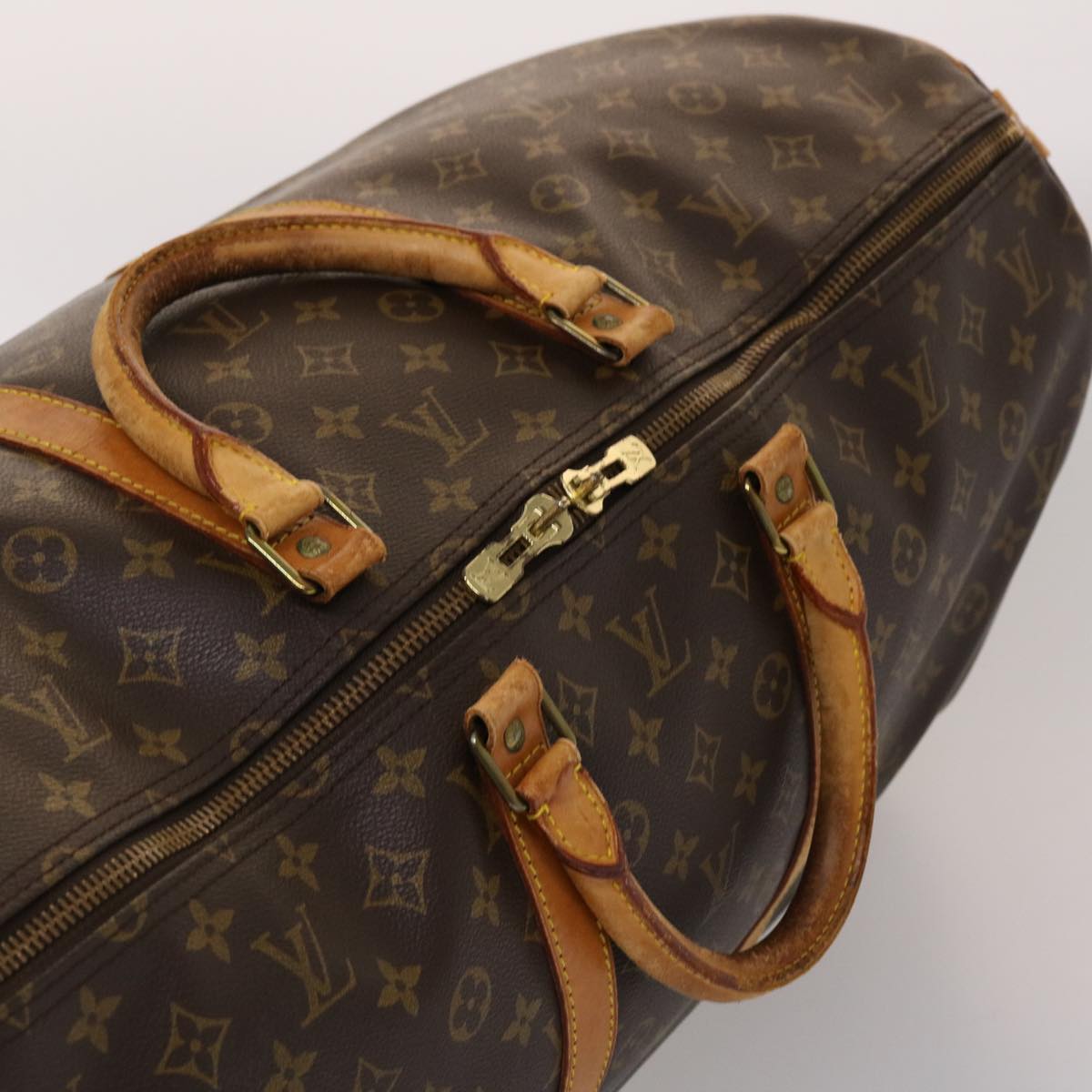 LOUIS VUITTON Monogram Keepall 55 Boston Bag M41424 LV ki3066
