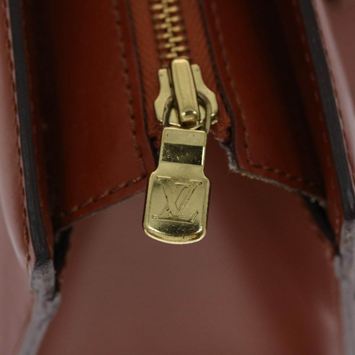 LOUIS VUITTON Epi Riviera Hand Bag Brown M48183 LV ki3069