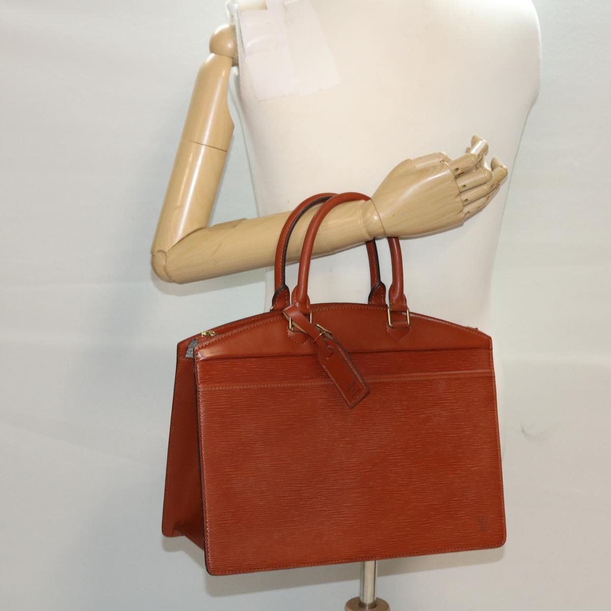 LOUIS VUITTON Epi Riviera Hand Bag Brown M48183 LV ki3069