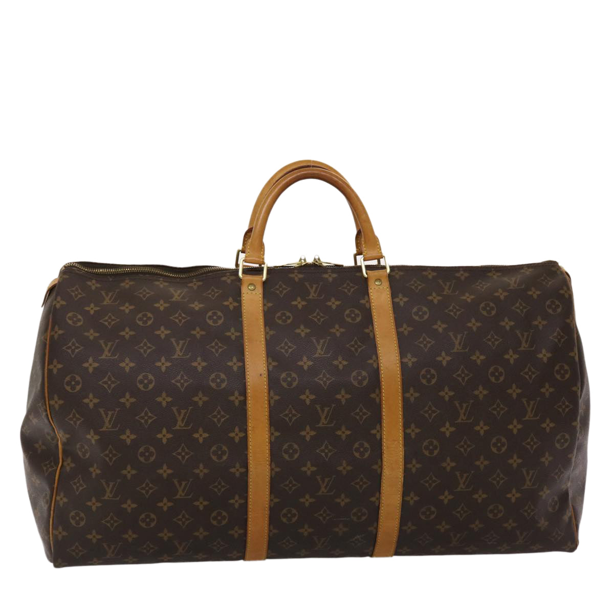 LOUIS VUITTON Monogram Keepall 60 Boston Bag M41422 LV ki3075
