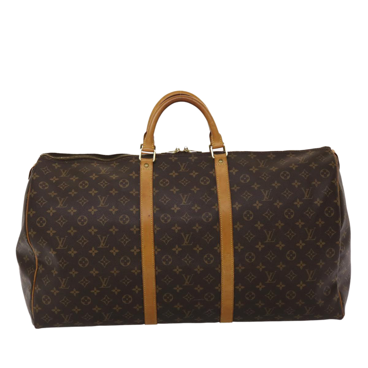 LOUIS VUITTON Monogram Keepall 60 Boston Bag M41422 LV ki3075