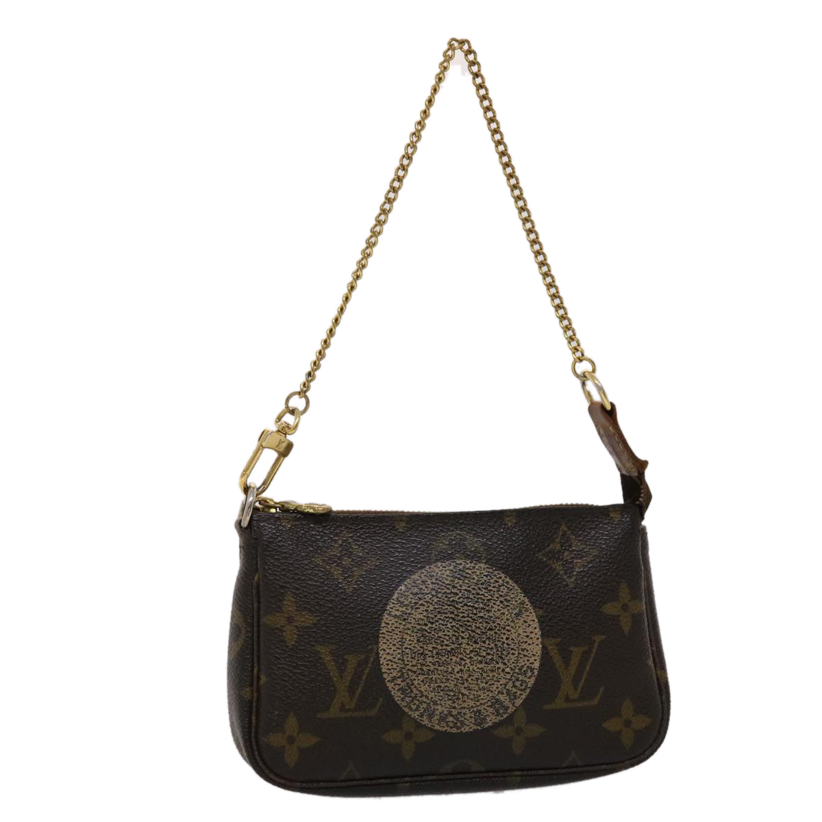 LOUIS VUITTON Monogram T&B Mini Pochette Accessoires Pouch M60153 LV ki3079