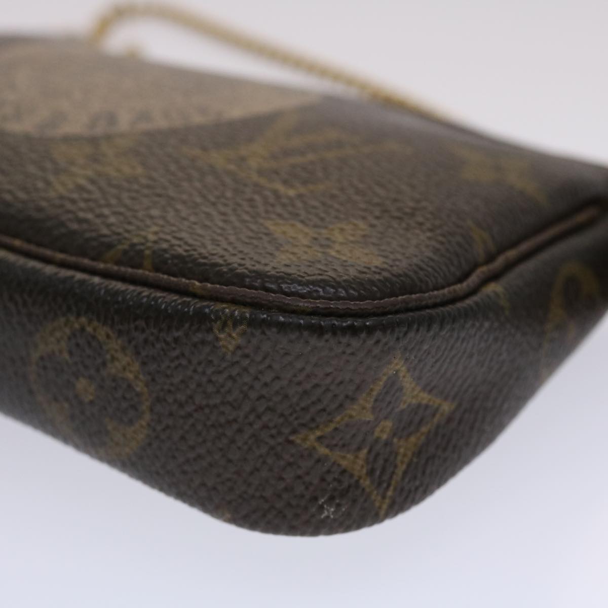 LOUIS VUITTON Monogram T&B Mini Pochette Accessoires Pouch M60153 LV ki3079