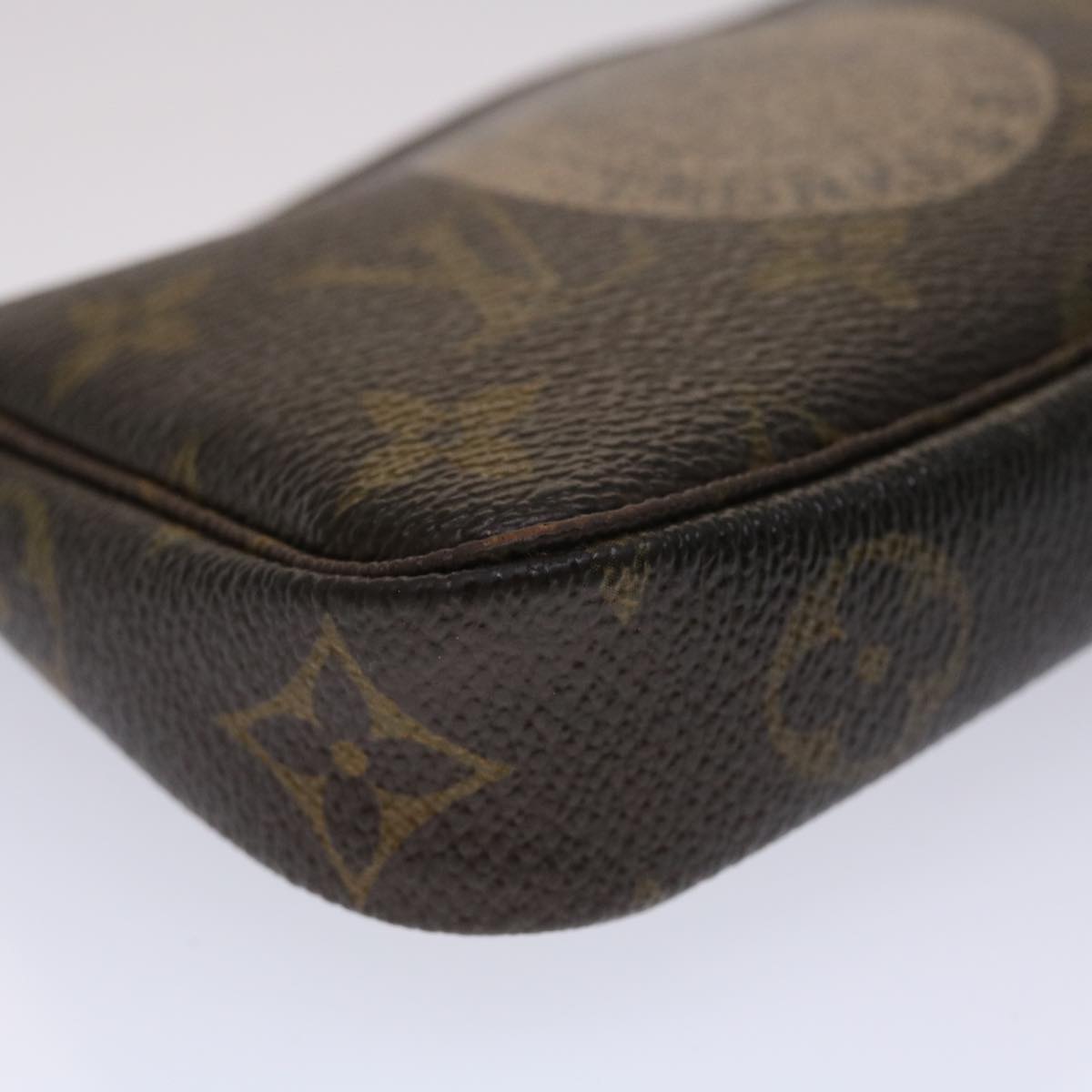 LOUIS VUITTON Monogram T&B Mini Pochette Accessoires Pouch M60153 LV ki3079