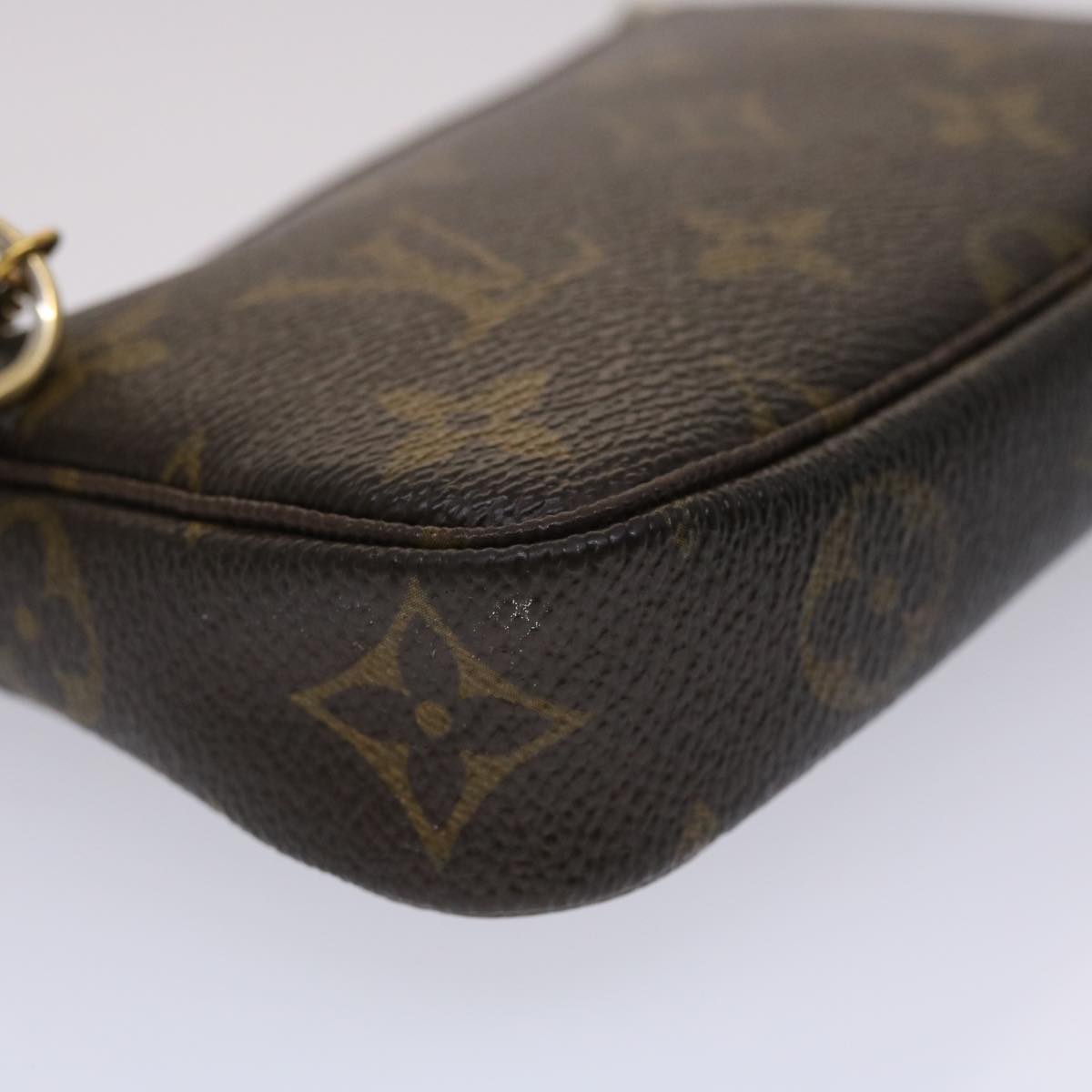 LOUIS VUITTON Monogram T&B Mini Pochette Accessoires Pouch M60153 LV ki3079