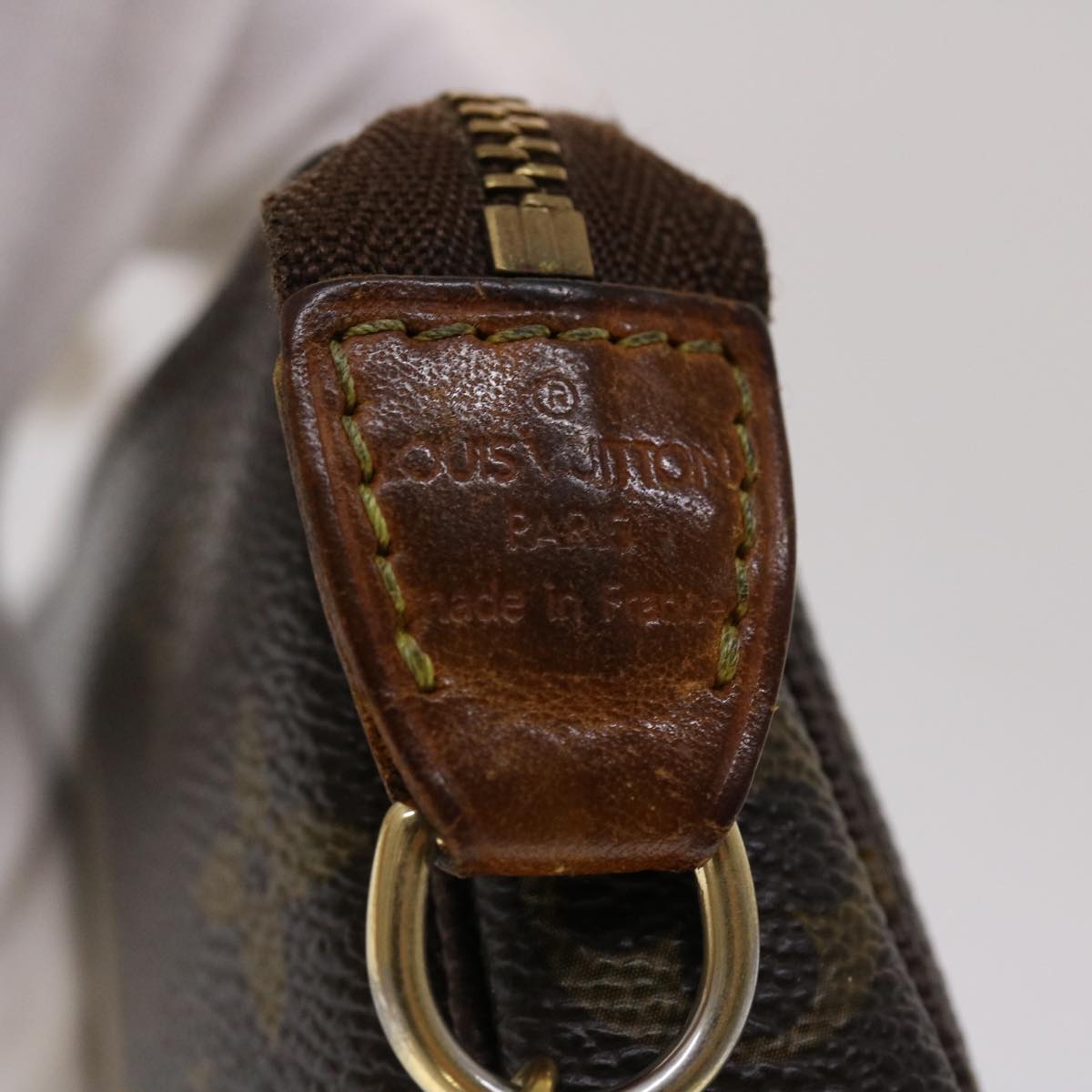 LOUIS VUITTON Monogram T&B Mini Pochette Accessoires Pouch M60153 LV ki3079