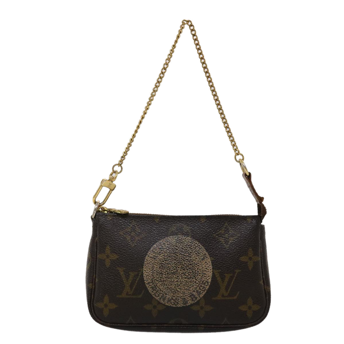 LOUIS VUITTON Monogram T&B Mini Pochette Accessoires Pouch M60153 LV ki3079