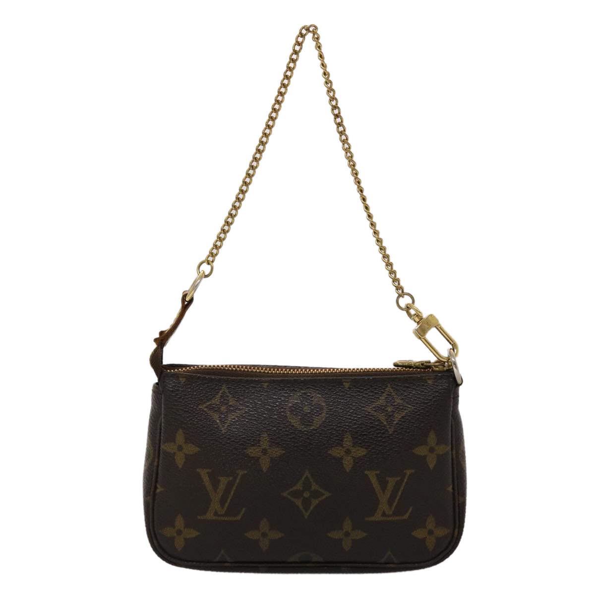 LOUIS VUITTON Monogram T&B Mini Pochette Accessoires Pouch M60153 LV ki3079