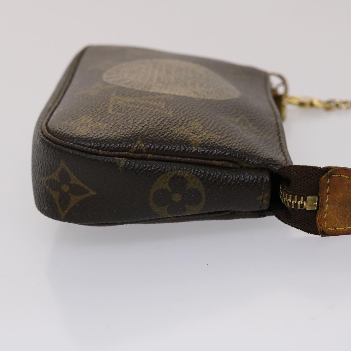 LOUIS VUITTON Monogram T&B Mini Pochette Accessoires Pouch M60153 LV ki3079