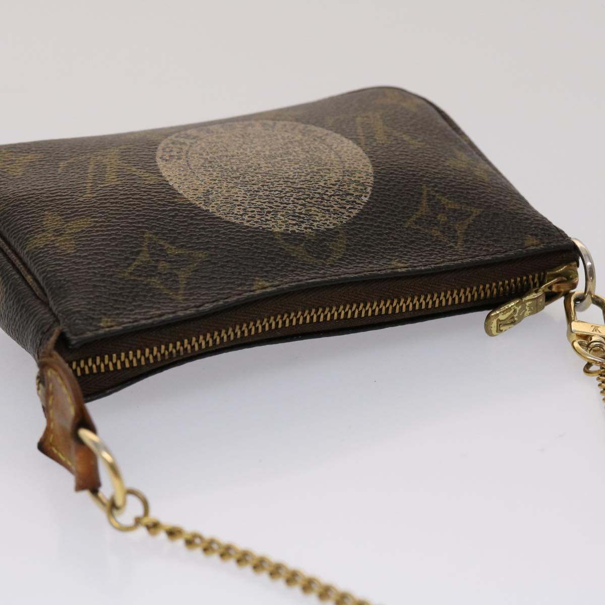 LOUIS VUITTON Monogram T&B Mini Pochette Accessoires Pouch M60153 LV ki3079