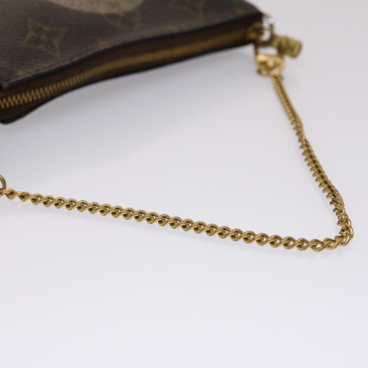 LOUIS VUITTON Monogram T&B Mini Pochette Accessoires Pouch M60153 LV ki3079