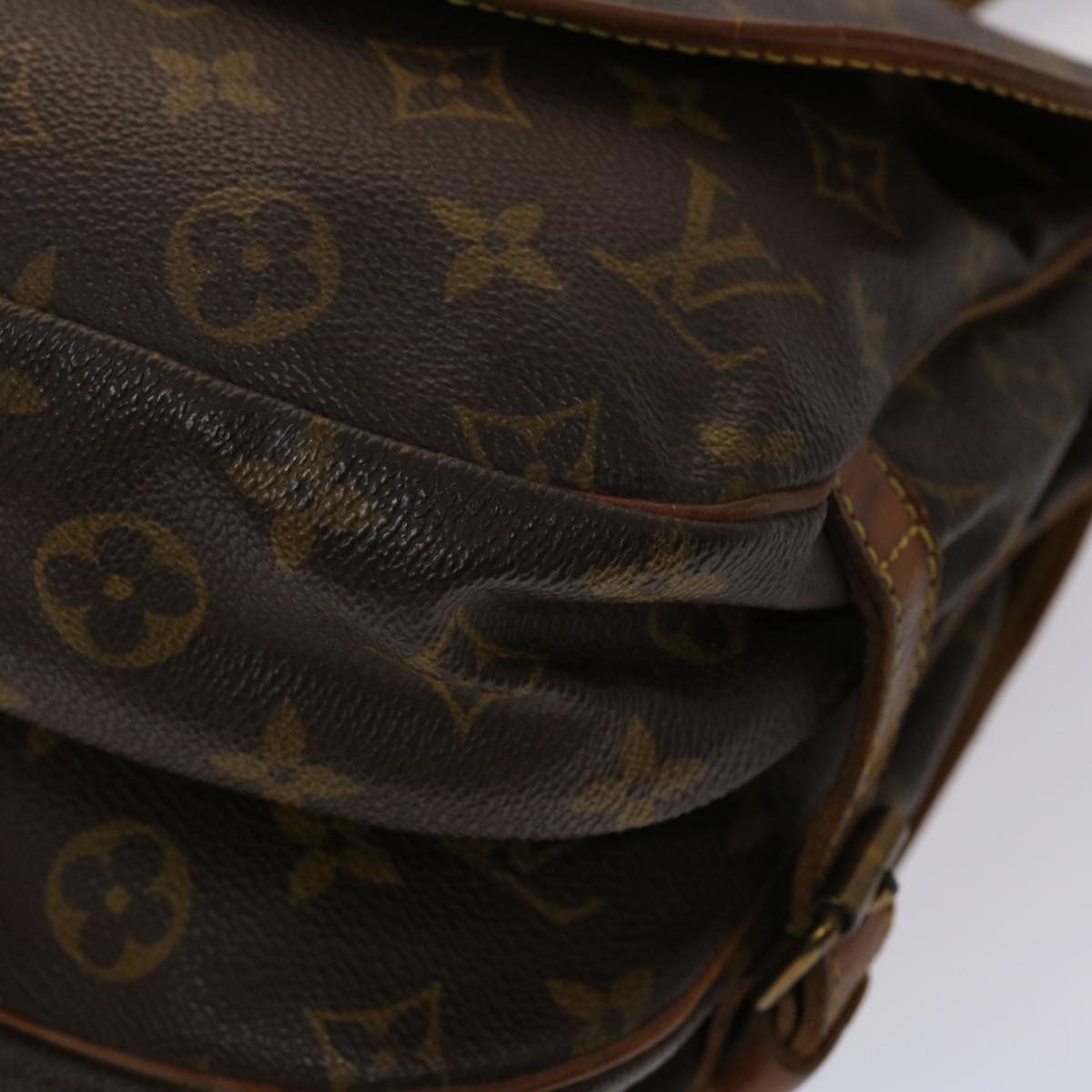 LOUIS VUITTON Monogram Saumur 30 Shoulder Bag M42256 LV ki3085