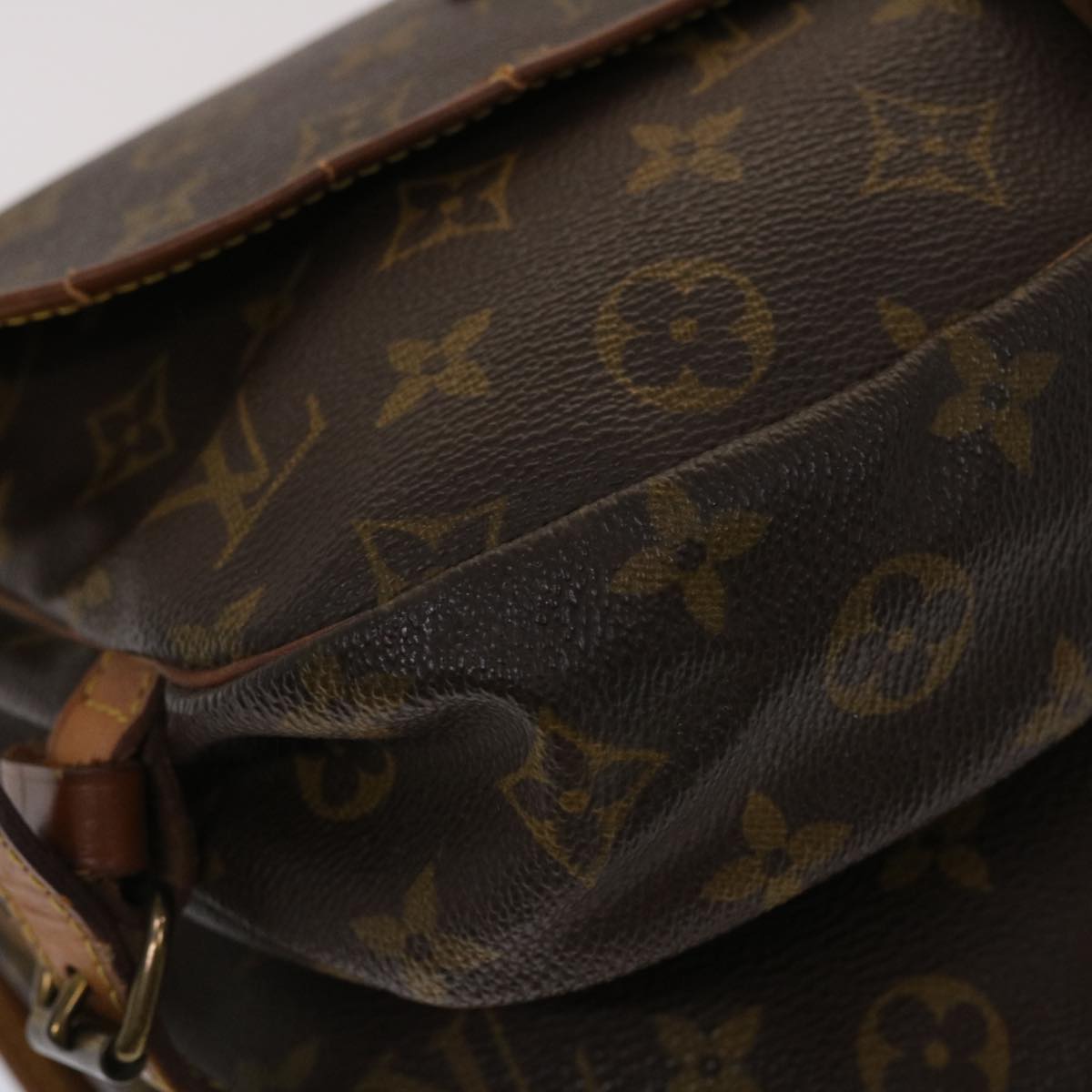 LOUIS VUITTON Monogram Saumur 30 Shoulder Bag M42256 LV ki3085