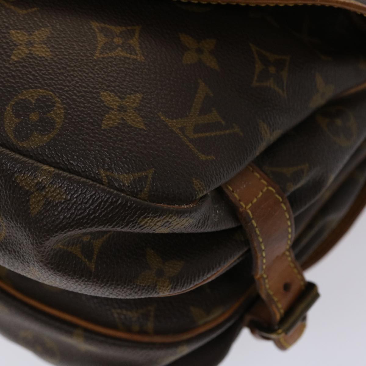 LOUIS VUITTON Monogram Saumur 30 Shoulder Bag M42256 LV ki3085