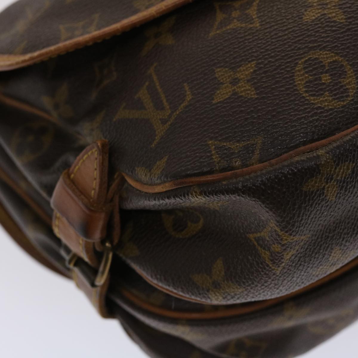 LOUIS VUITTON Monogram Saumur 30 Shoulder Bag M42256 LV ki3085