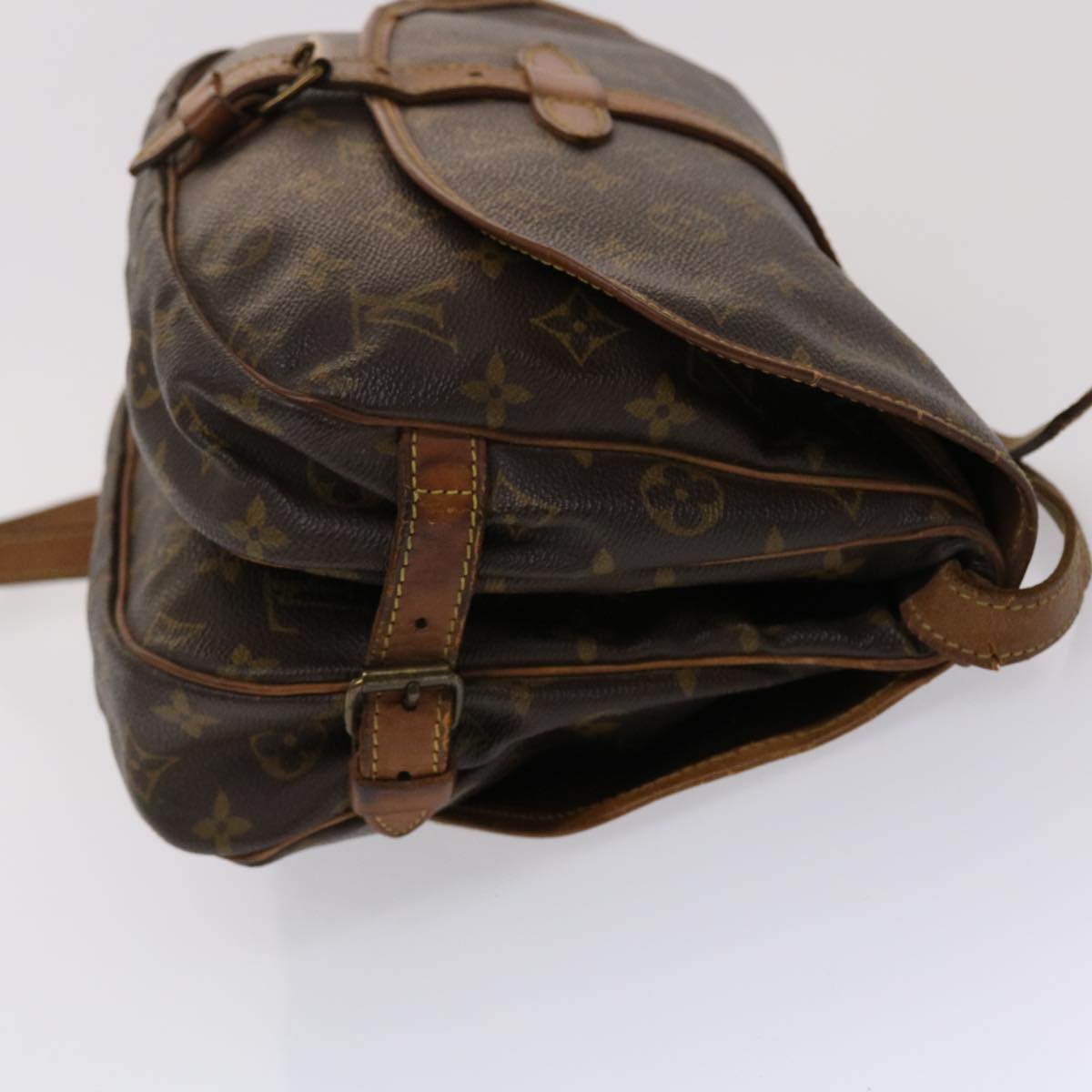 LOUIS VUITTON Monogram Saumur 30 Shoulder Bag M42256 LV ki3085