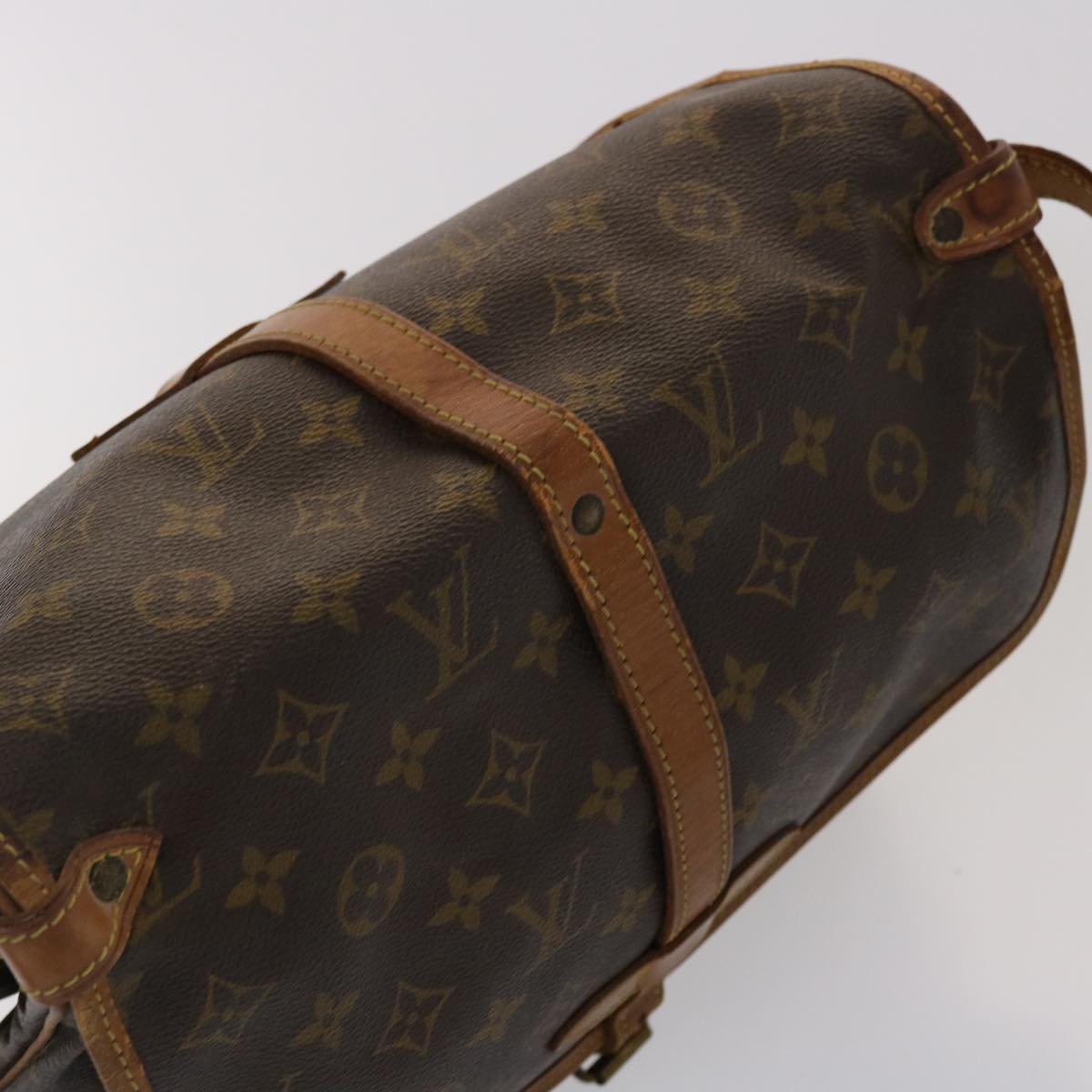 LOUIS VUITTON Monogram Saumur 30 Shoulder Bag M42256 LV ki3085
