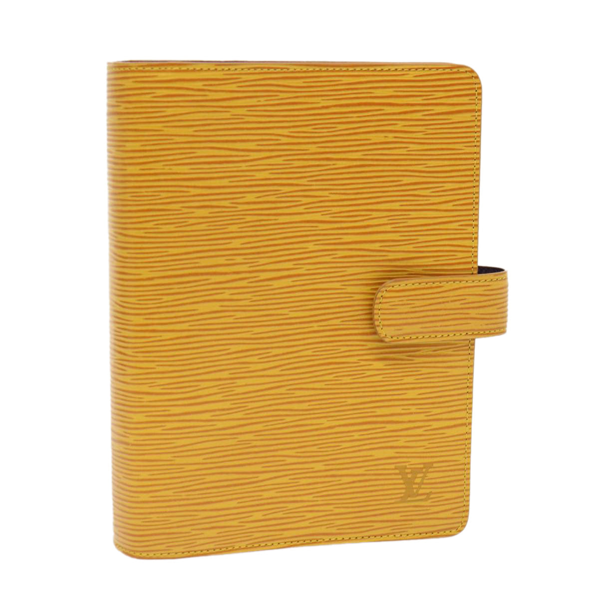 LOUIS VUITTON Epi Agenda MM Day Planner Cover Yellow R20049 LV ki3087