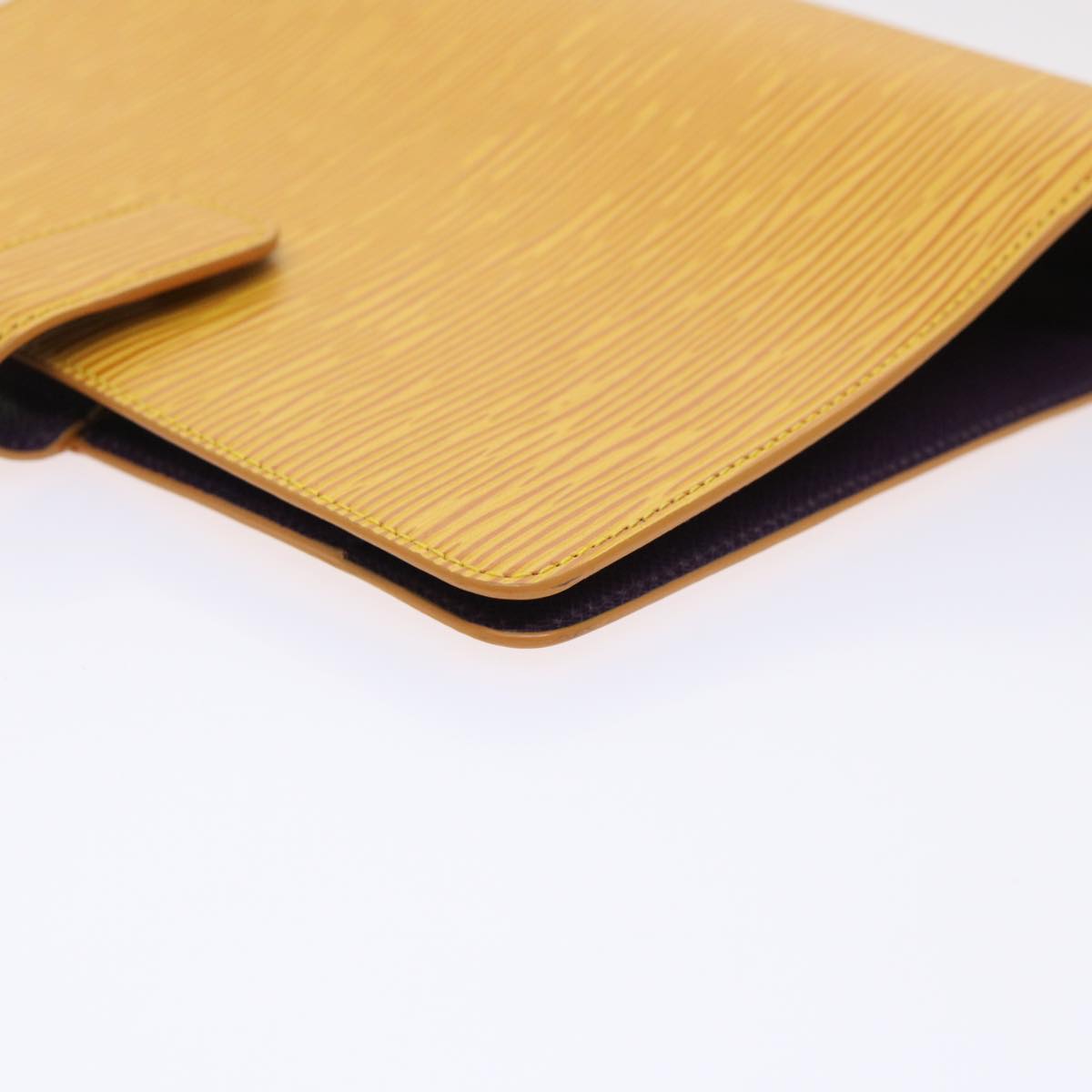LOUIS VUITTON Epi Agenda MM Day Planner Cover Yellow R20049 LV ki3087