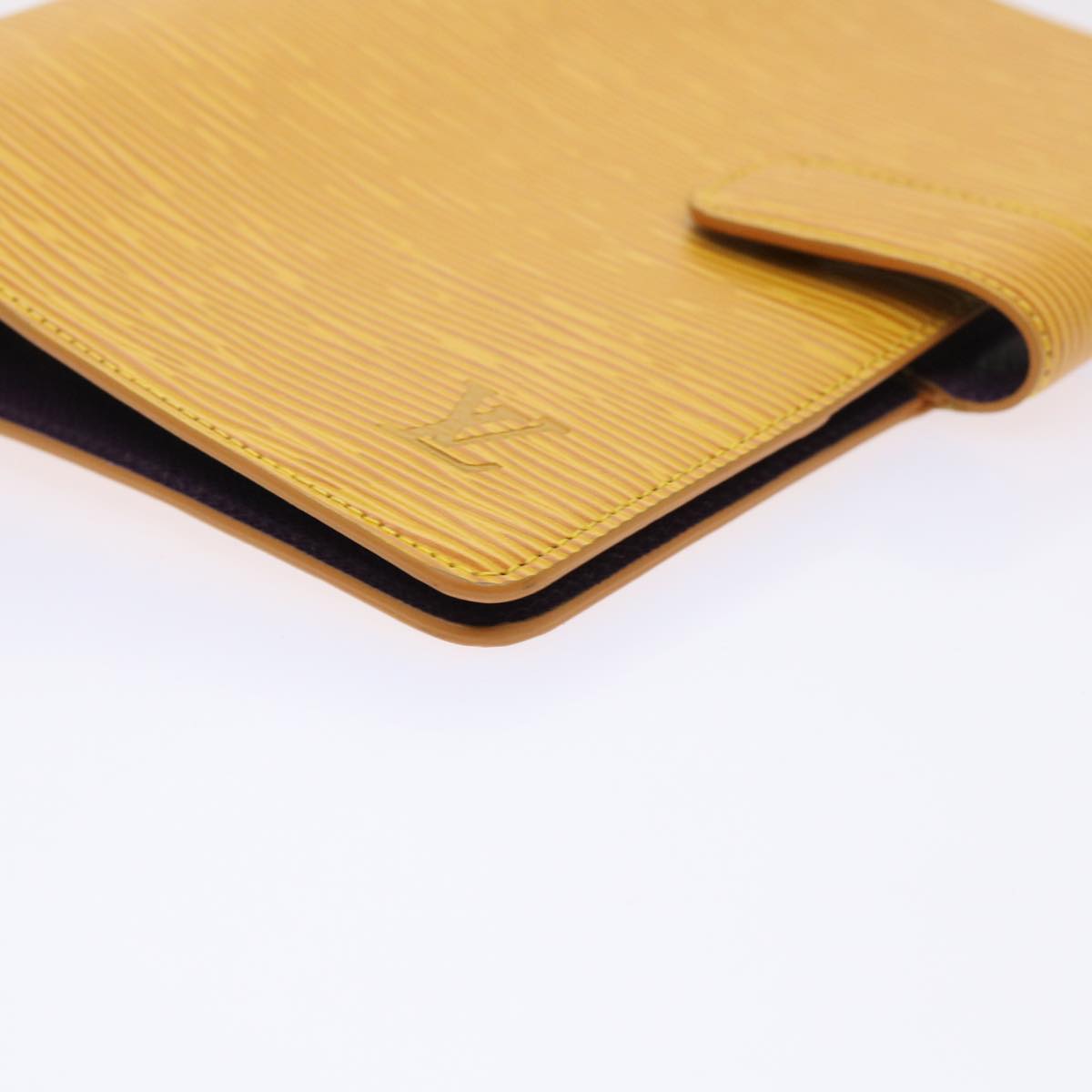 LOUIS VUITTON Epi Agenda MM Day Planner Cover Yellow R20049 LV ki3087
