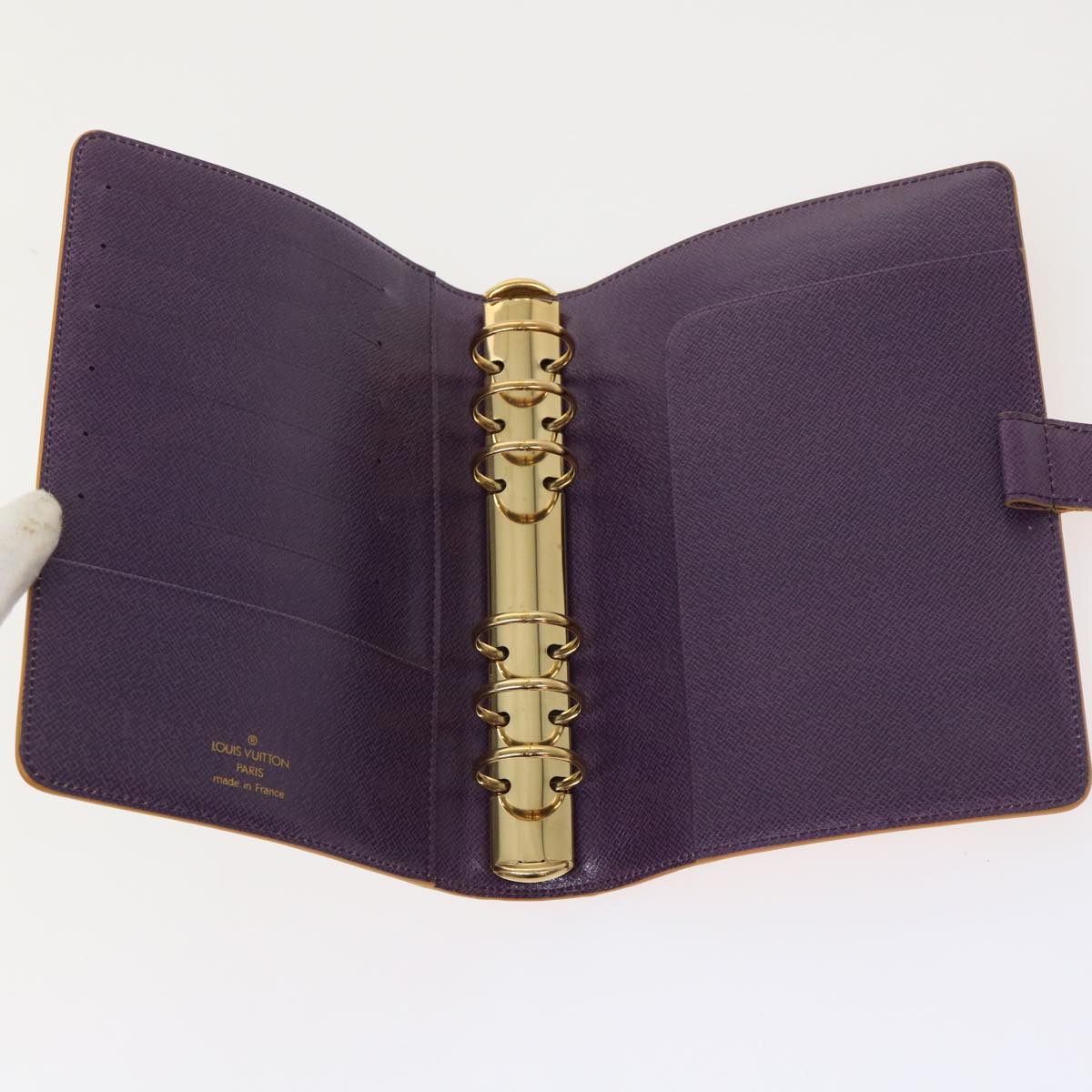 LOUIS VUITTON Epi Agenda MM Day Planner Cover Yellow R20049 LV ki3087