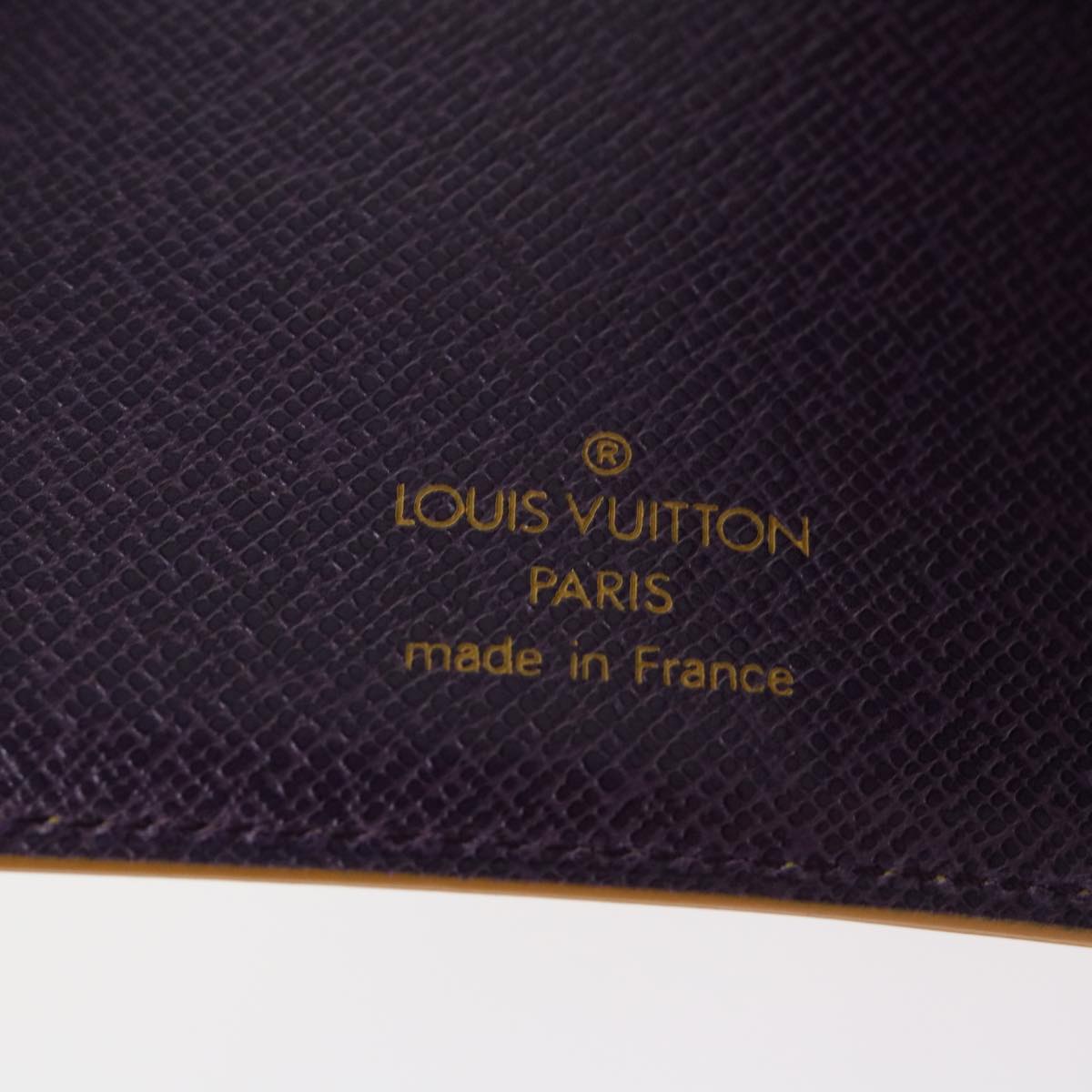 LOUIS VUITTON Epi Agenda MM Day Planner Cover Yellow R20049 LV ki3087