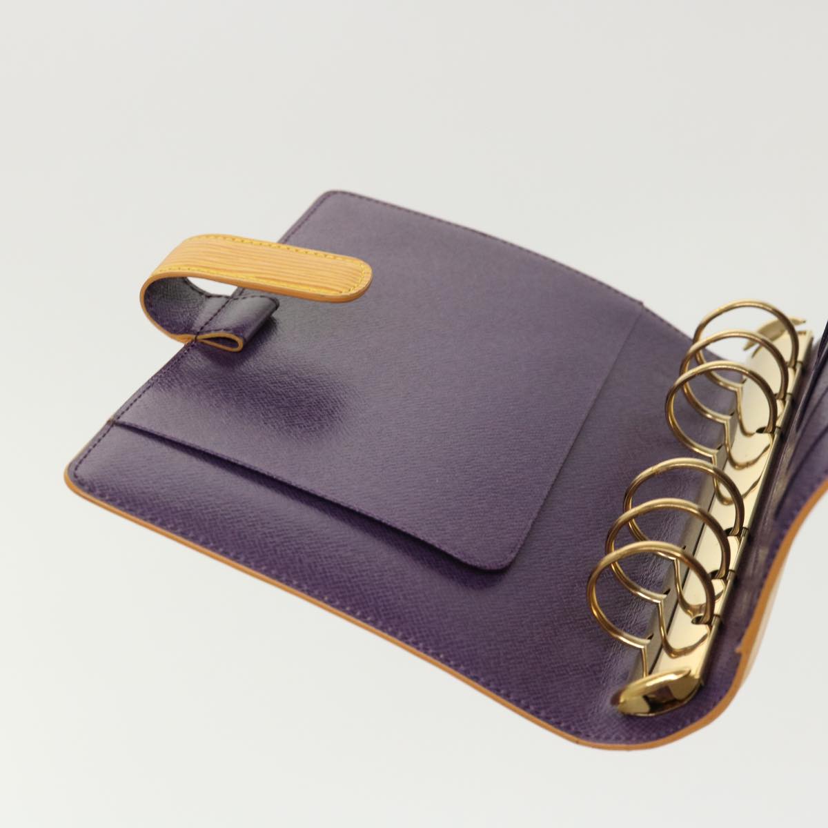 LOUIS VUITTON Epi Agenda MM Day Planner Cover Yellow R20049 LV ki3087
