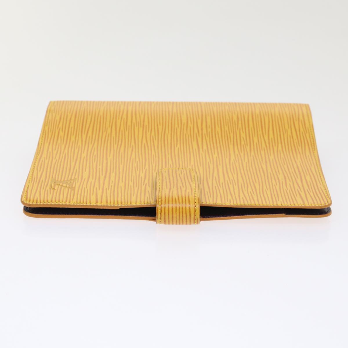 LOUIS VUITTON Epi Agenda MM Day Planner Cover Yellow R20049 LV ki3087