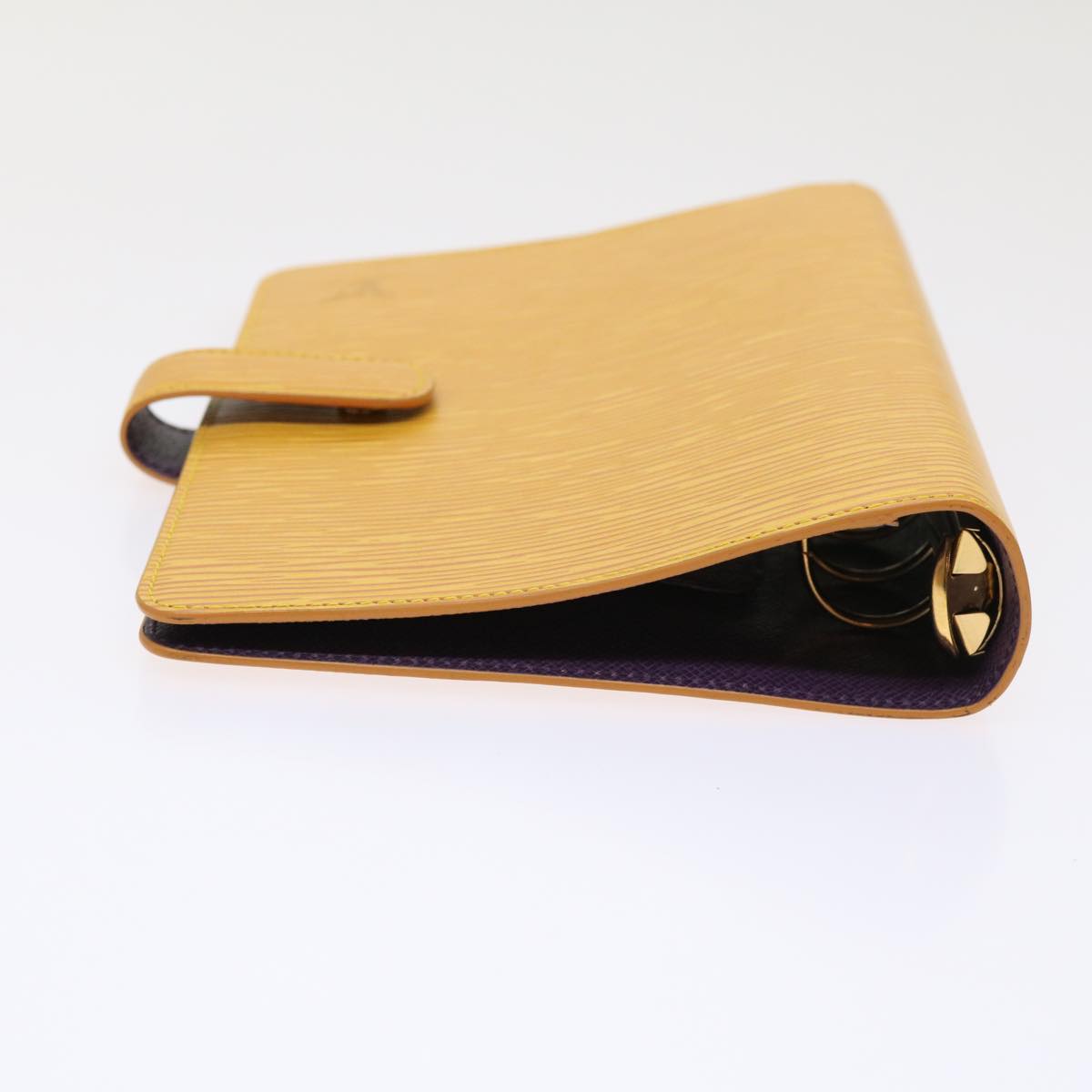 LOUIS VUITTON Epi Agenda MM Day Planner Cover Yellow R20049 LV ki3087