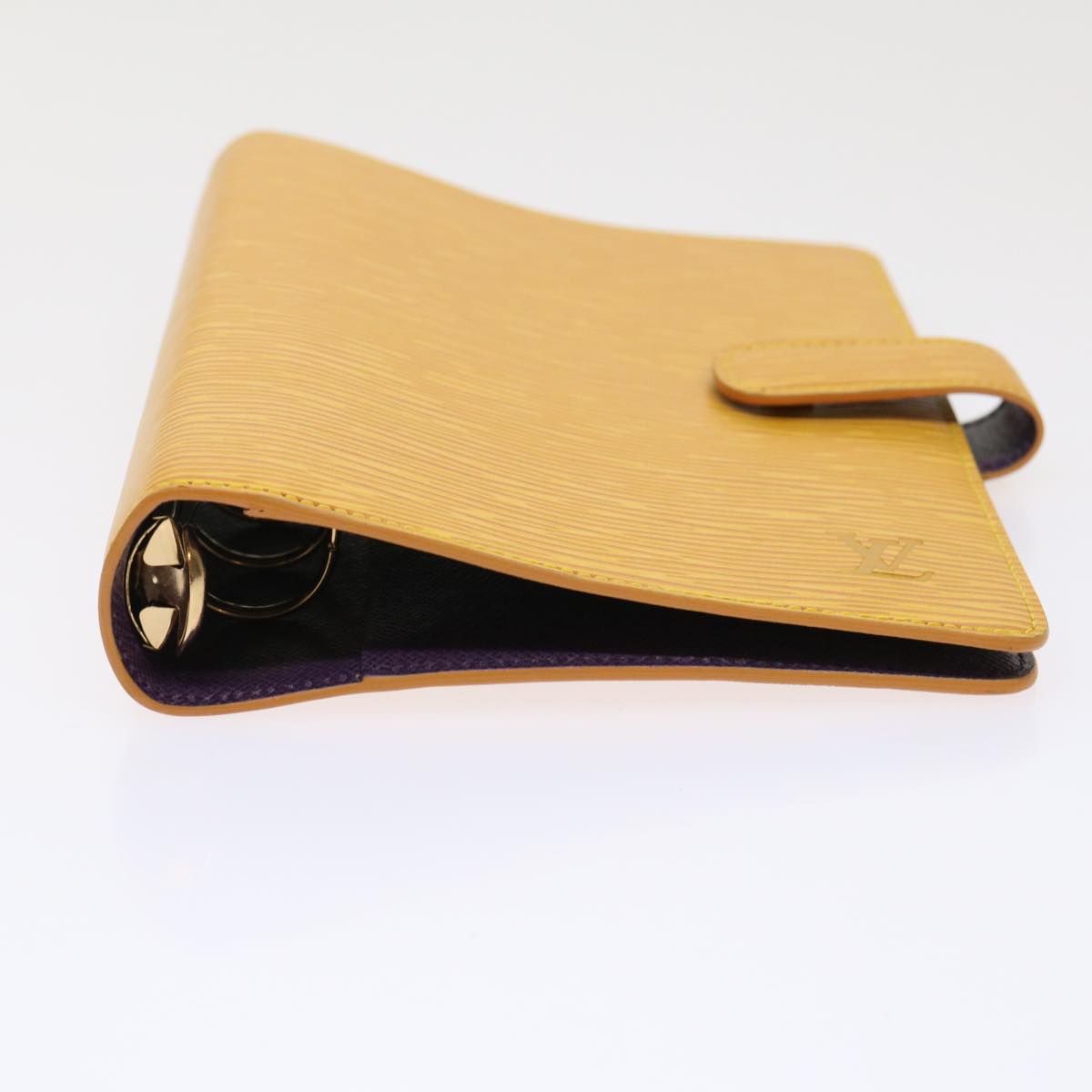 LOUIS VUITTON Epi Agenda MM Day Planner Cover Yellow R20049 LV ki3087