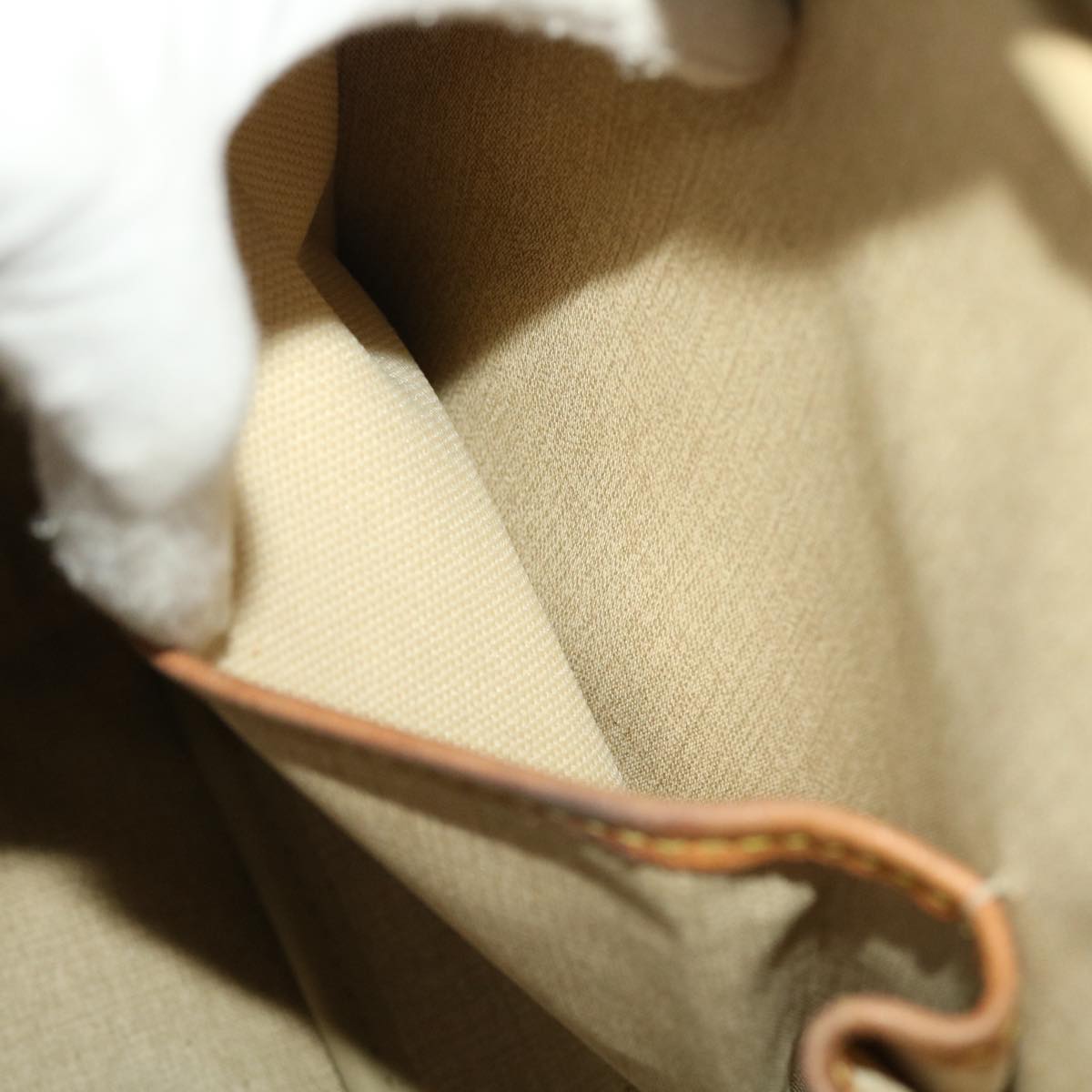 LOUIS VUITTON Monogram Deauville Hand Bag M47270 LV ki3098