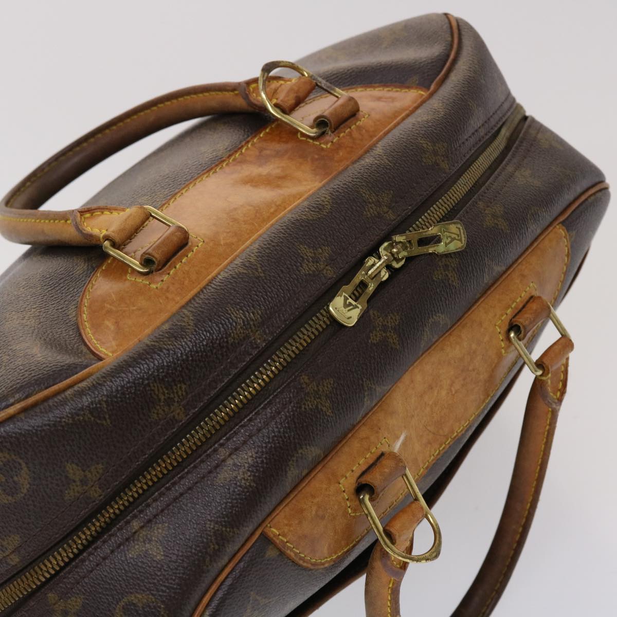 LOUIS VUITTON Monogram Deauville Hand Bag M47270 LV ki3098