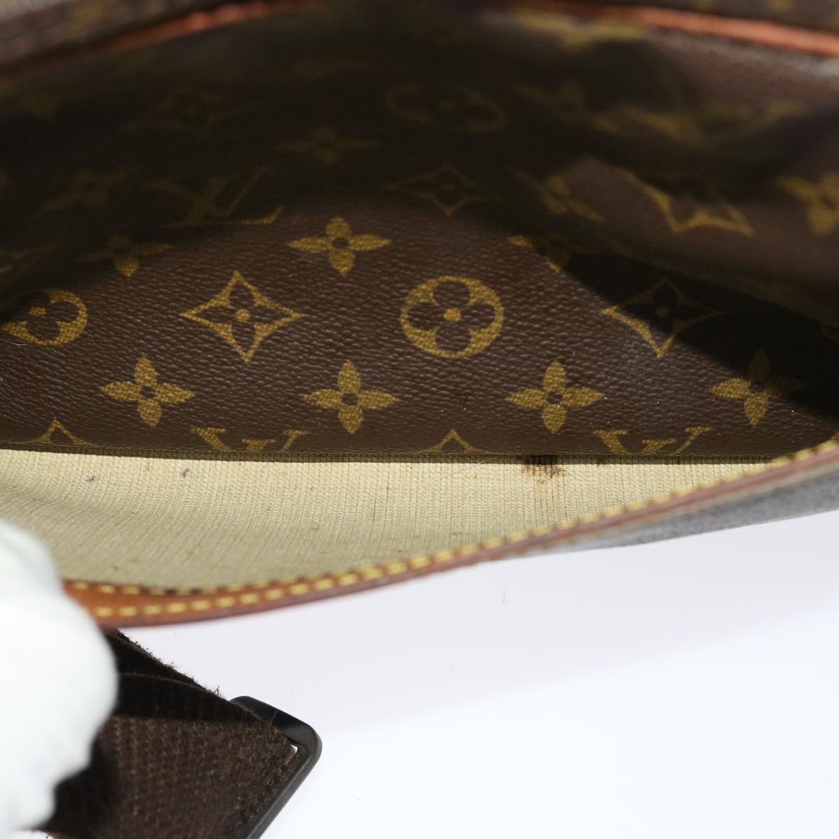 LOUIS VUITTON Monogram Reporter PM Shoulder Bag M45254 LV ki3102