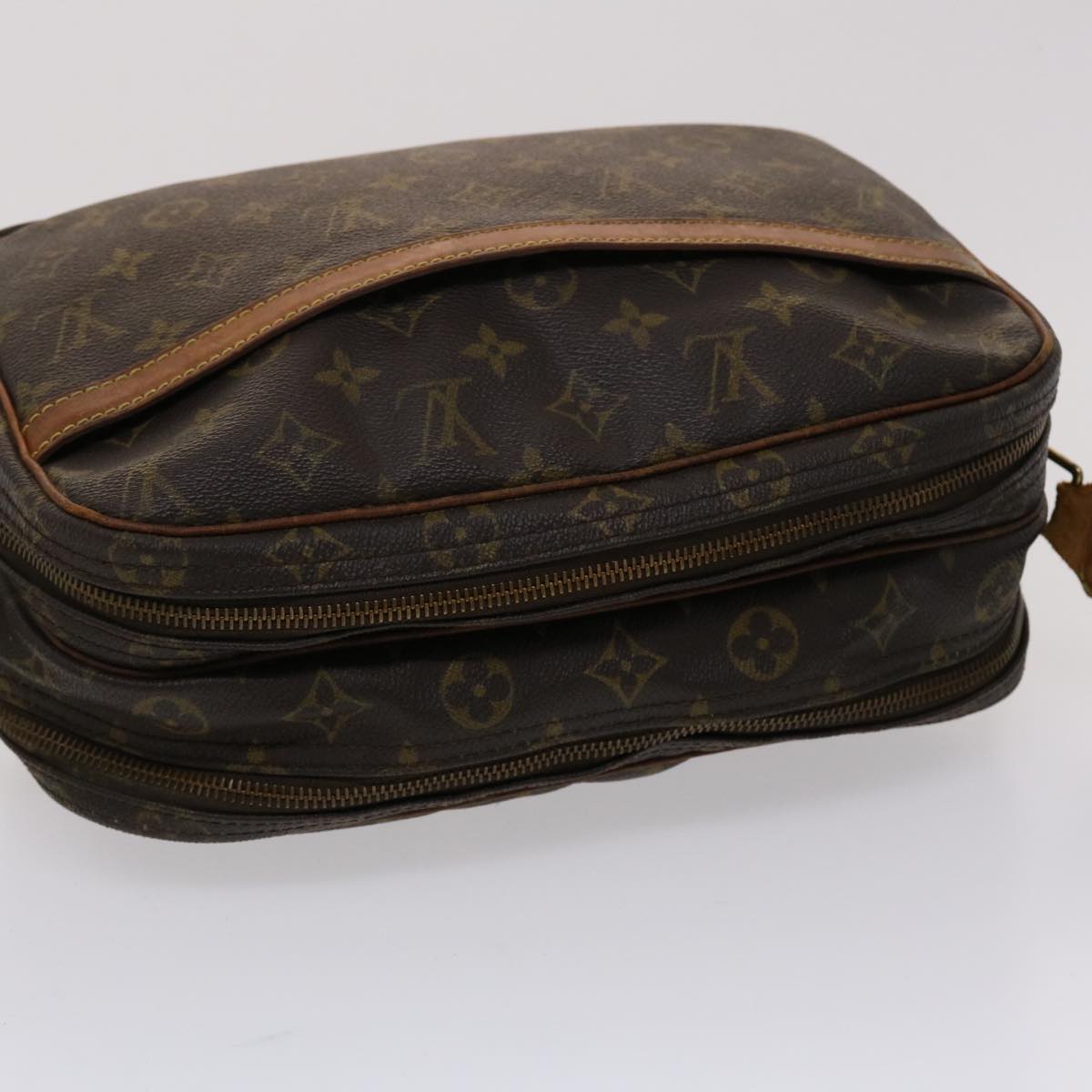 LOUIS VUITTON Monogram Reporter PM Shoulder Bag M45254 LV ki3102