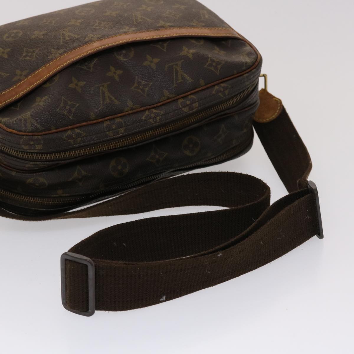 LOUIS VUITTON Monogram Reporter PM Shoulder Bag M45254 LV ki3102