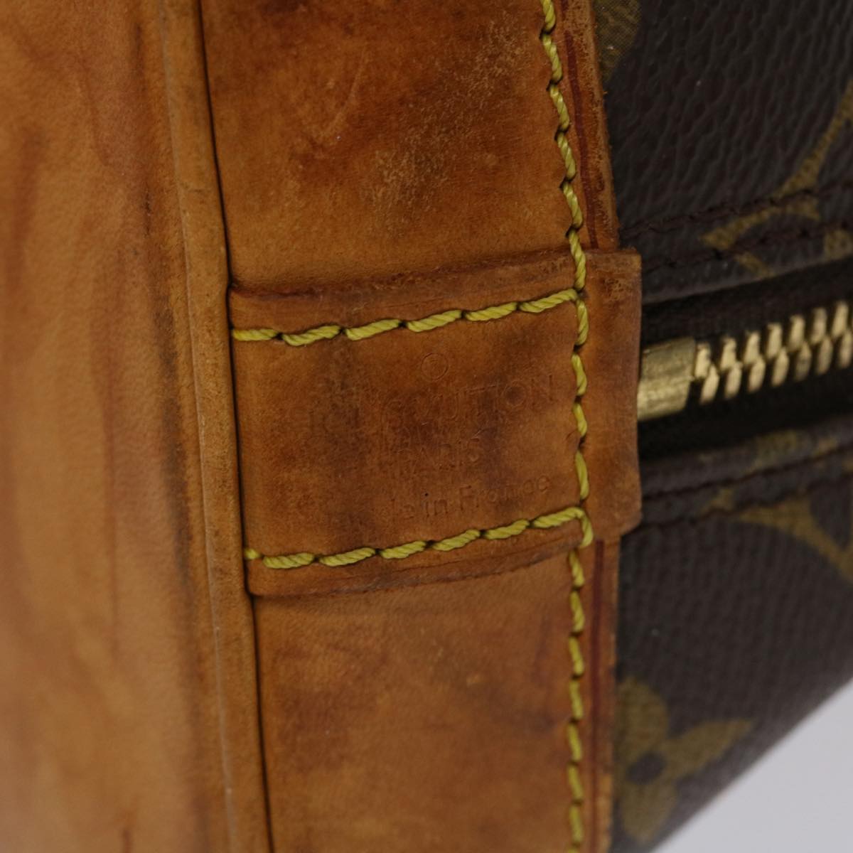 LOUIS VUITTON Monogram Alma Hand Bag M51130 LV ki3106