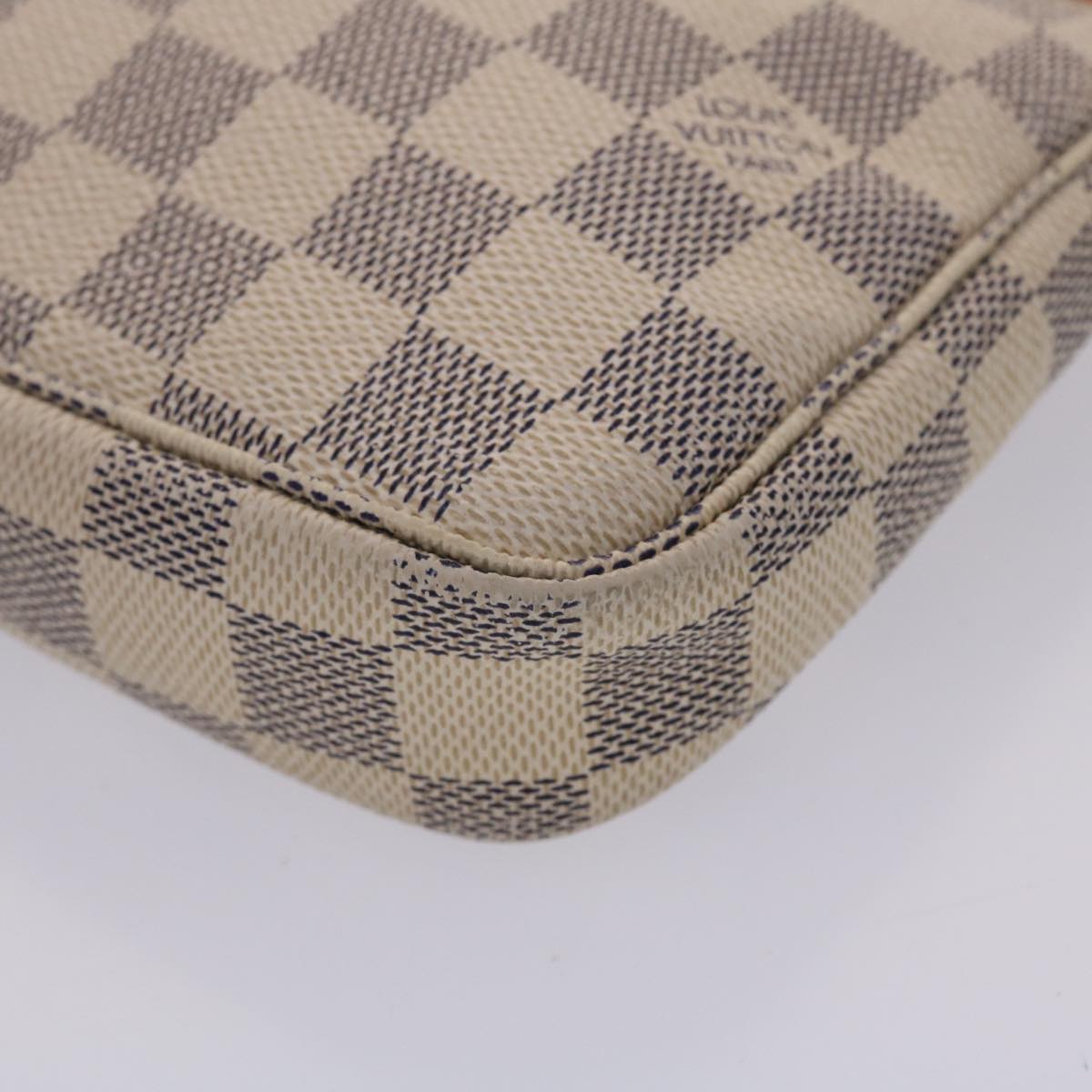 LOUIS VUITTON Damier Azur Pochette Accessoires Pouch N51986 LV ki3123