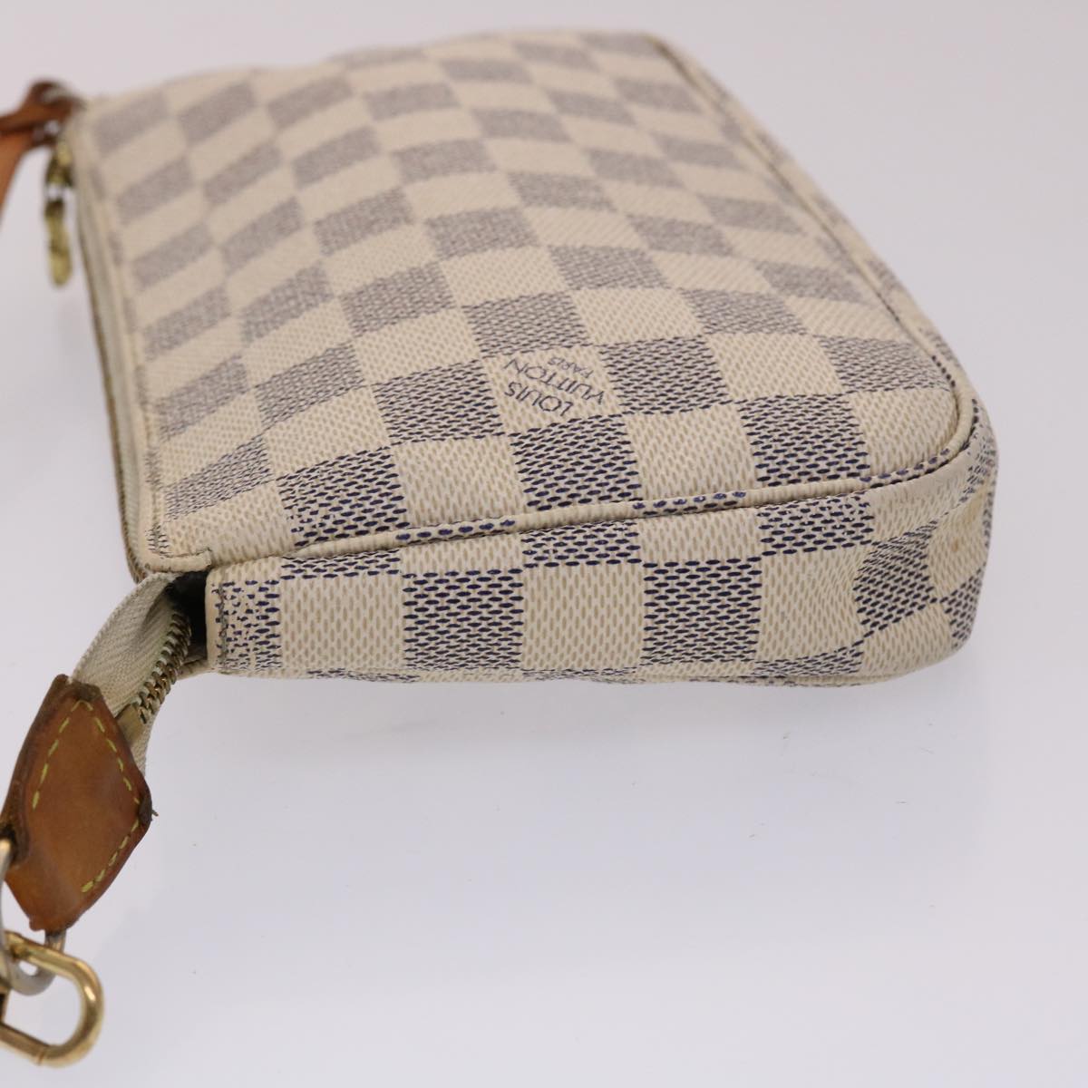 LOUIS VUITTON Damier Azur Pochette Accessoires Pouch N51986 LV ki3123