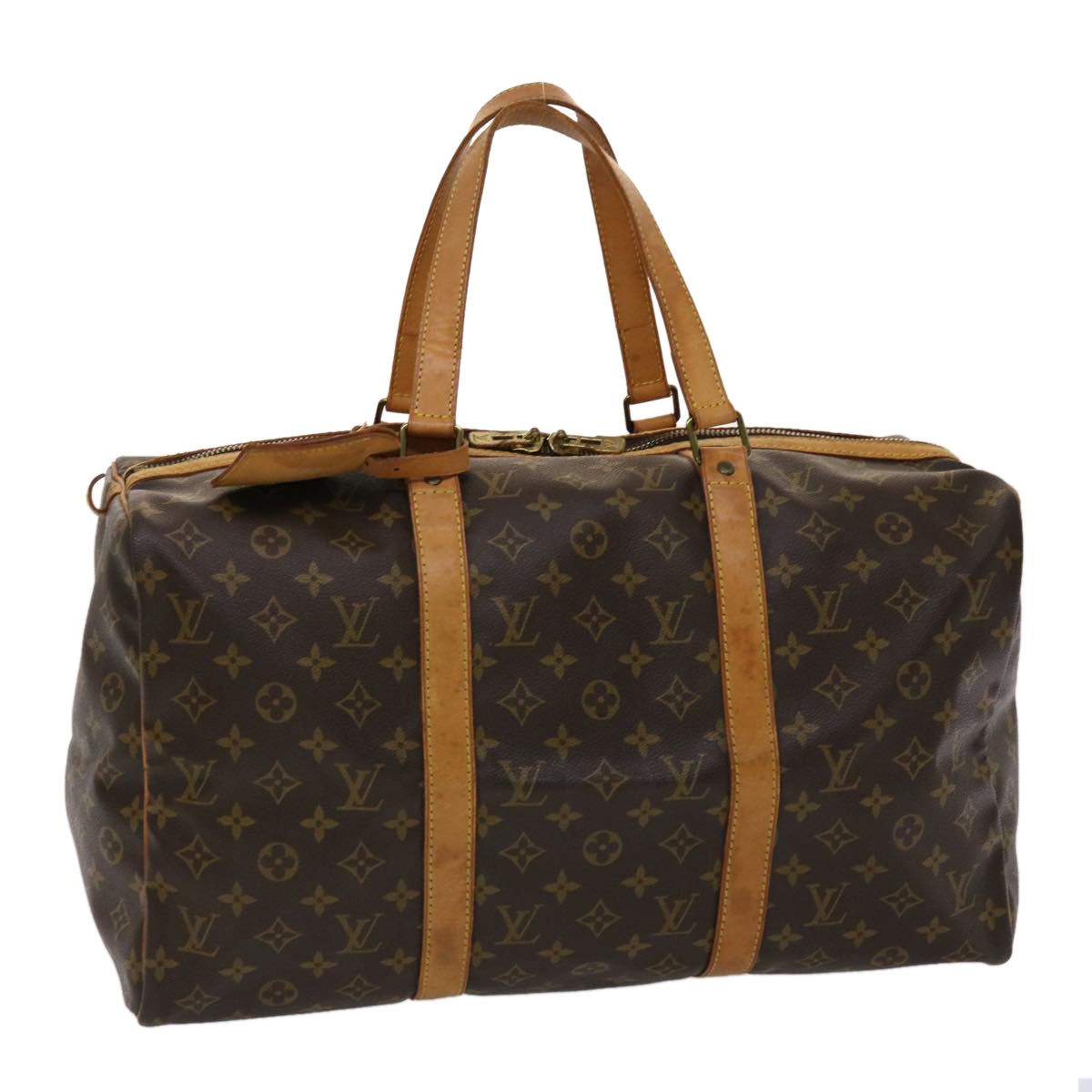 LOUIS VUITTON Monogram Sac Souple 45 Boston Bag M41624 LV ki3129