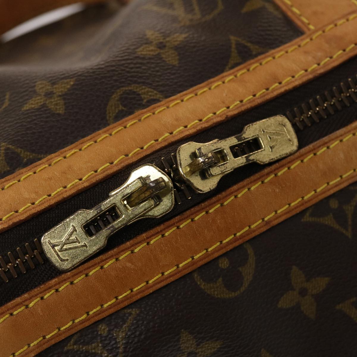 LOUIS VUITTON Monogram Sac Souple 45 Boston Bag M41624 LV ki3129