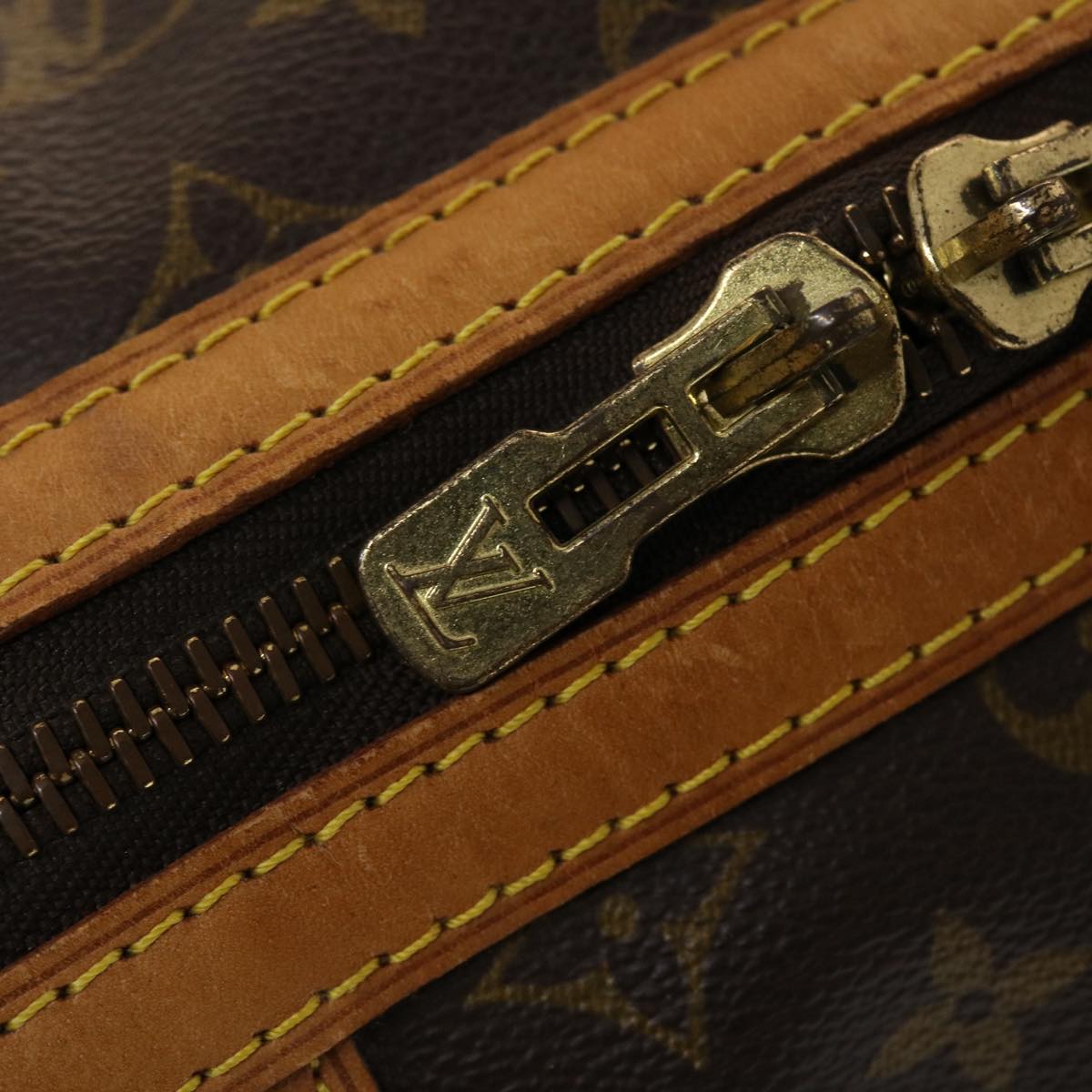 LOUIS VUITTON Monogram Sac Souple 45 Boston Bag M41624 LV ki3129